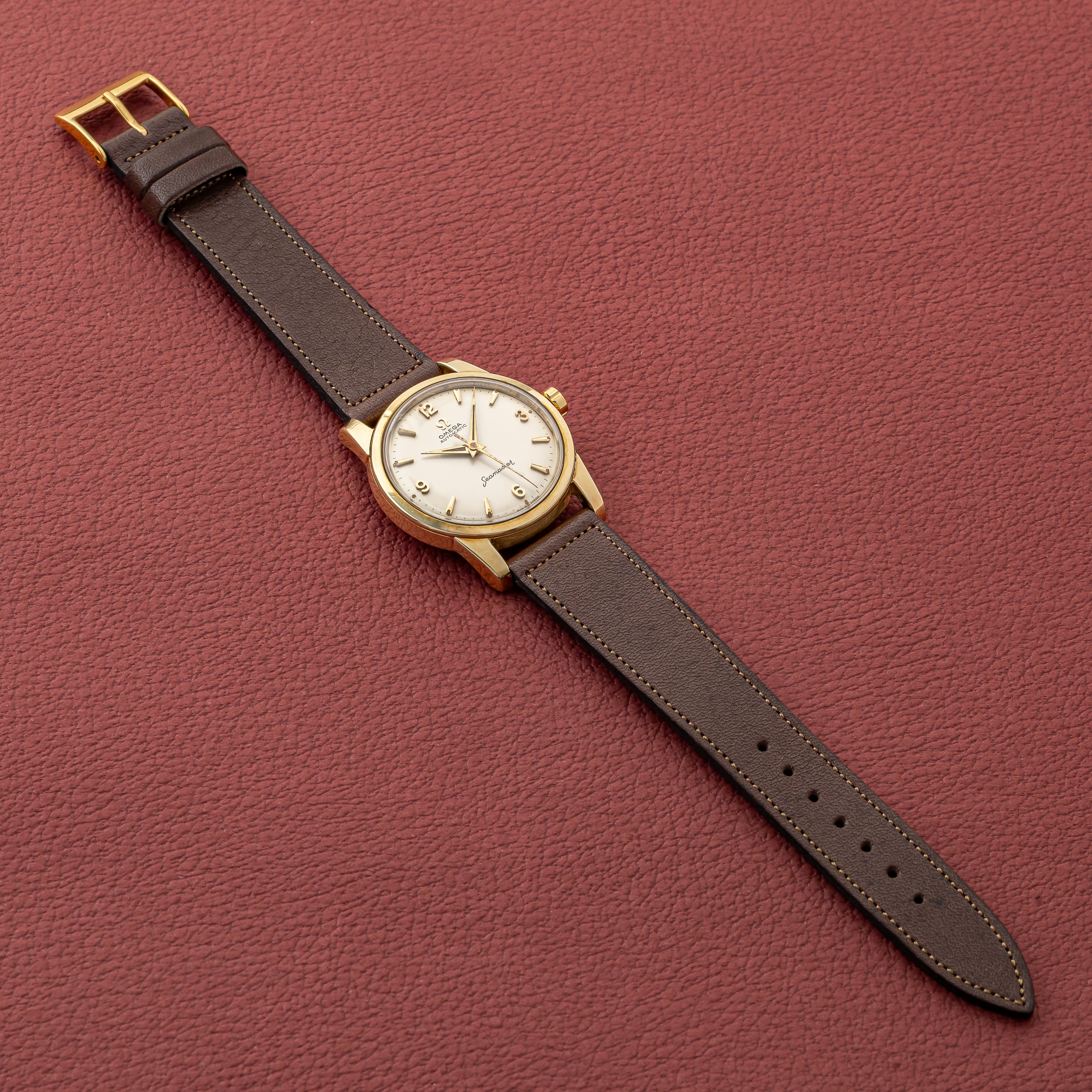オメガ シーマスター 1958年製 Ref.2997SC トップゴールドケース 自動巻き