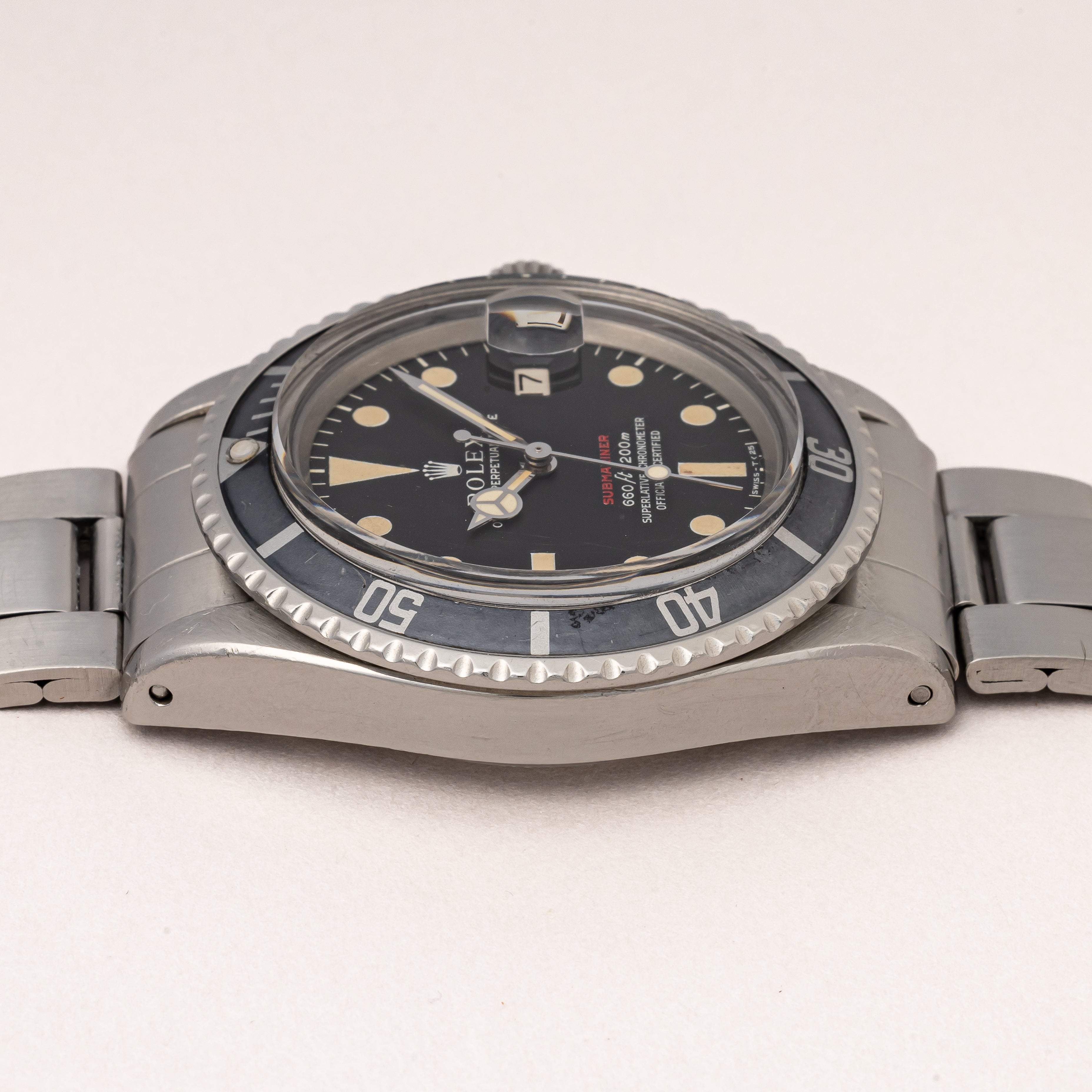 ロレックス サブマリーナ 赤サブ 1971年製 Ref.1680 Mark4ダイヤル