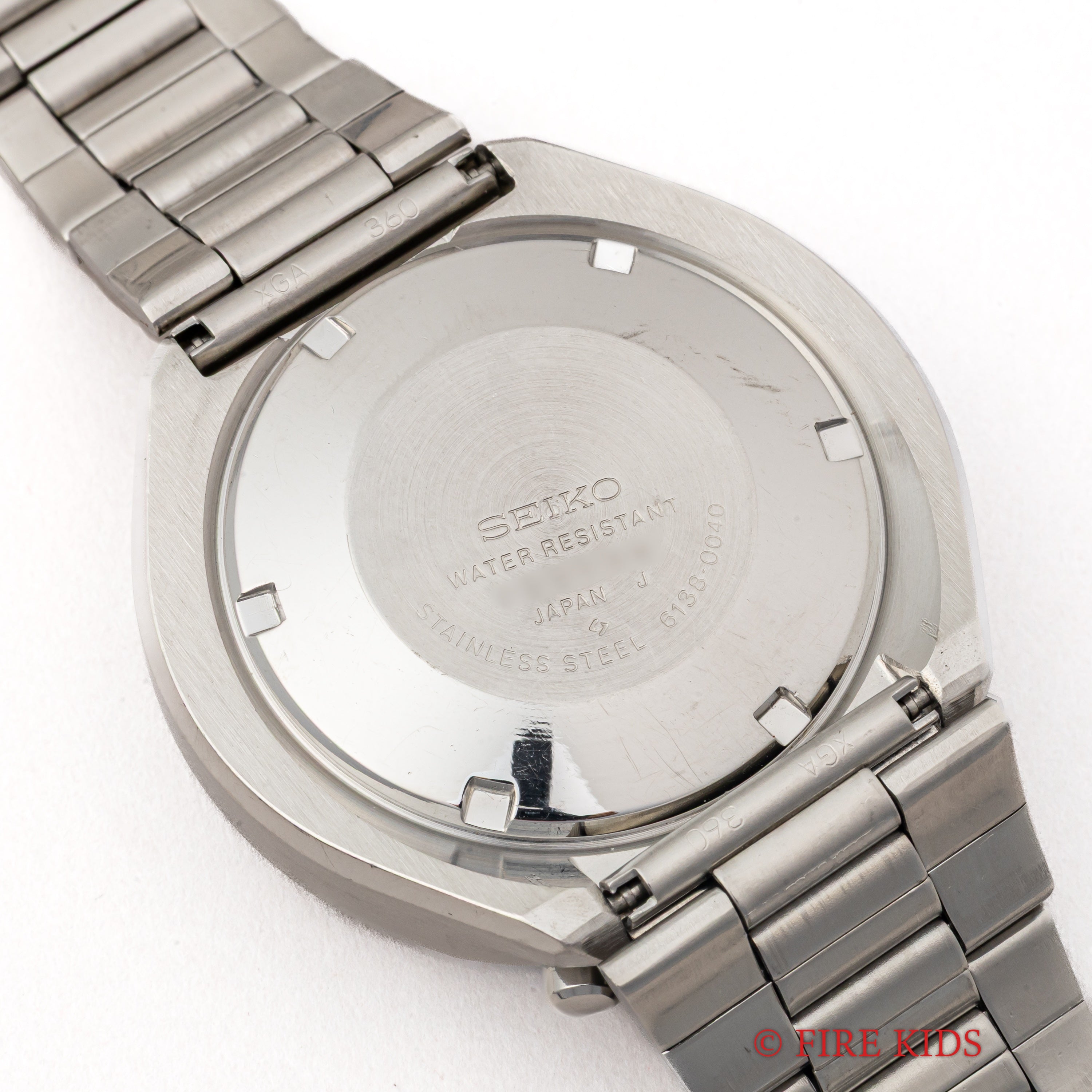 セイコー 1974年製 茶馬 Ref.6138-0040 5スポーツ スピードタイマー 純正ステンレスブレス