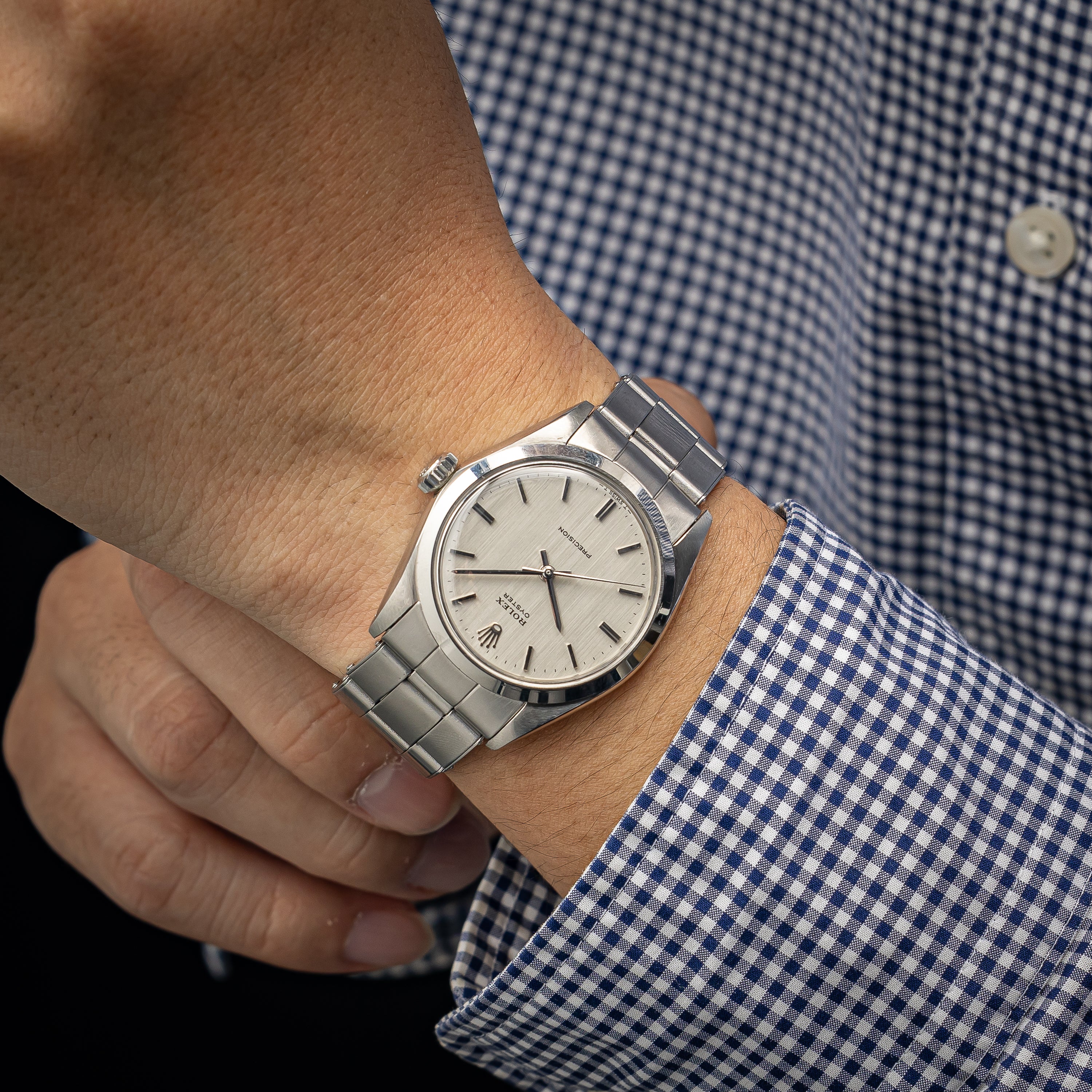 ロレックス オイスタープレシジョン 1969年製 Ref.6426 リベットブレス付き