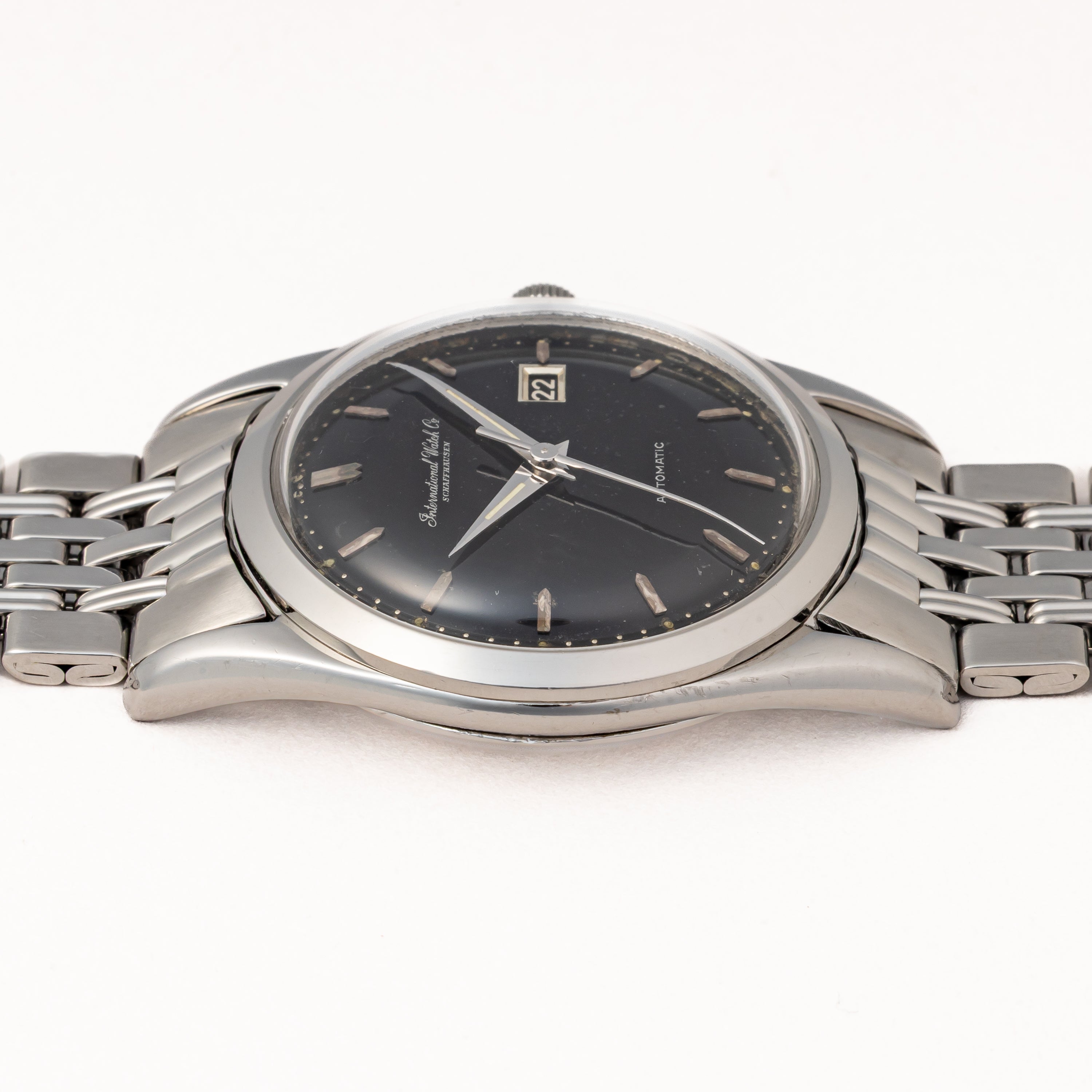 IWC ギルトダイヤル 寄り目 1960年製 ペラトン式 自動巻き Cal.8531 ゲイフレアー社製純正ブレス付き