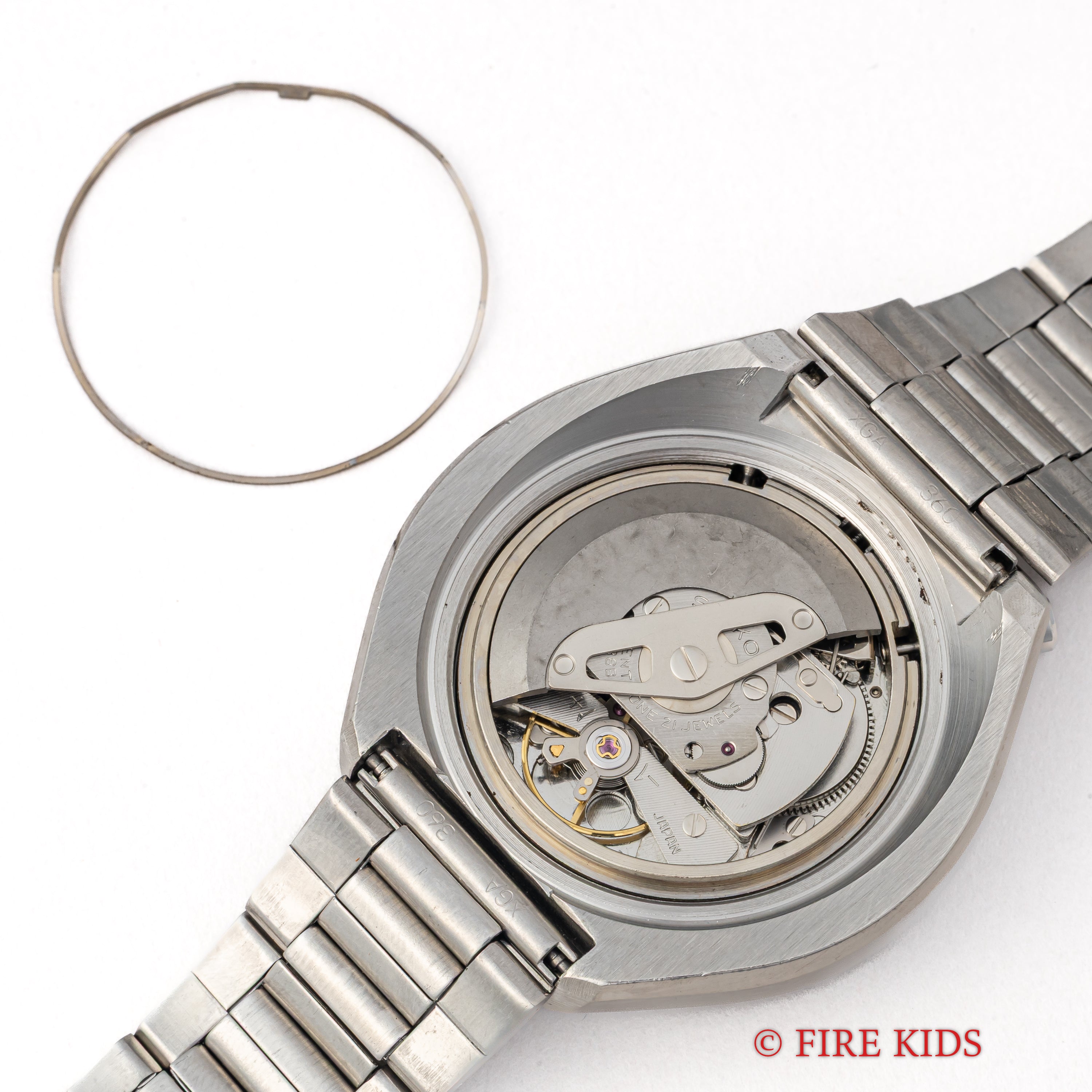 セイコー 1974年製 茶馬 Ref.6138-0040 5スポーツ スピードタイマー 純正ステンレスブレス