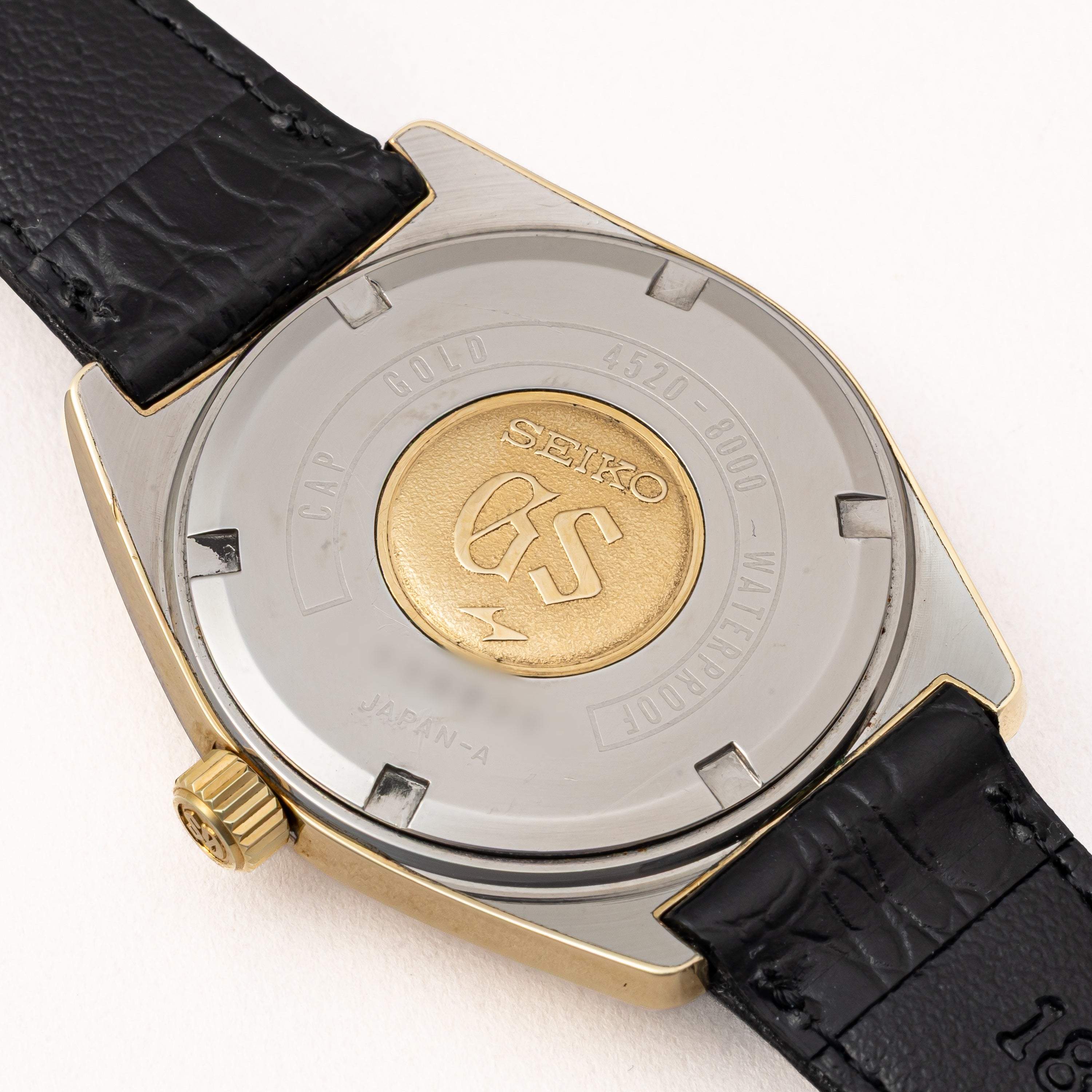 グランドセイコー 1971年製 Ref.4520-8000 CAPゴールド 45GS 10振動 手巻き 純正尾錠付き