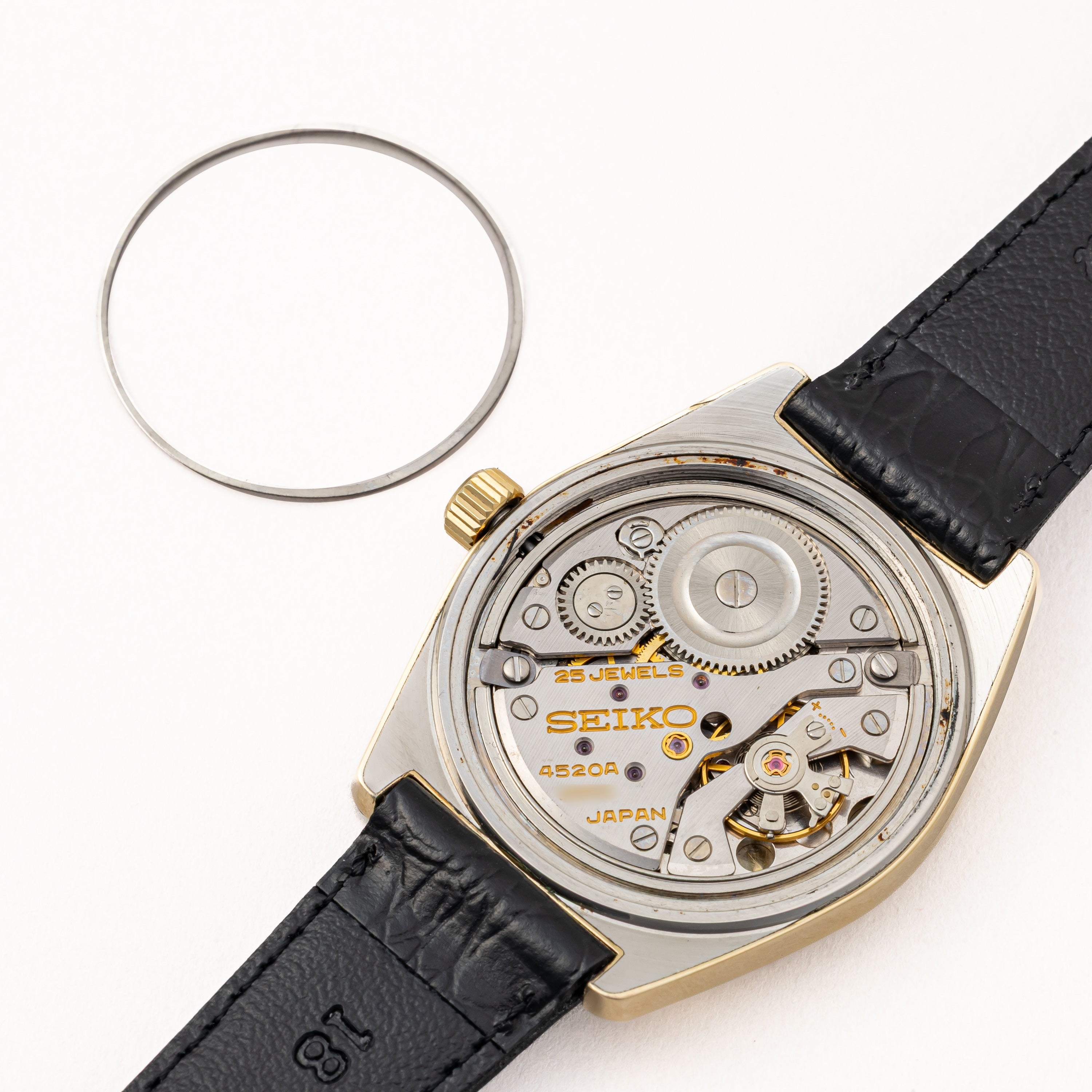 グランドセイコー 1971年製 Ref.4520-8000 CAPゴールド 45GS 10振動 手巻き 純正尾錠付き