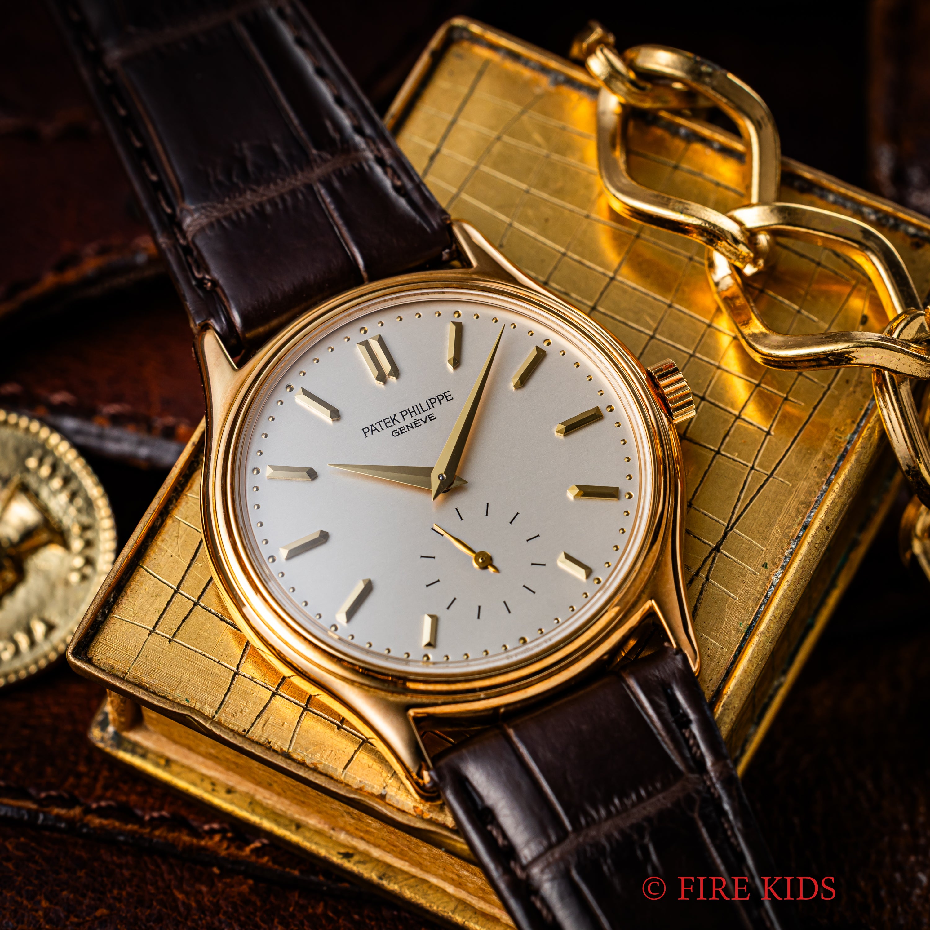 パテック・フィリップ カラトラバ 1990年製(平成2年製)Ref.3923 Cal.215 純正尾錠 ギャラ