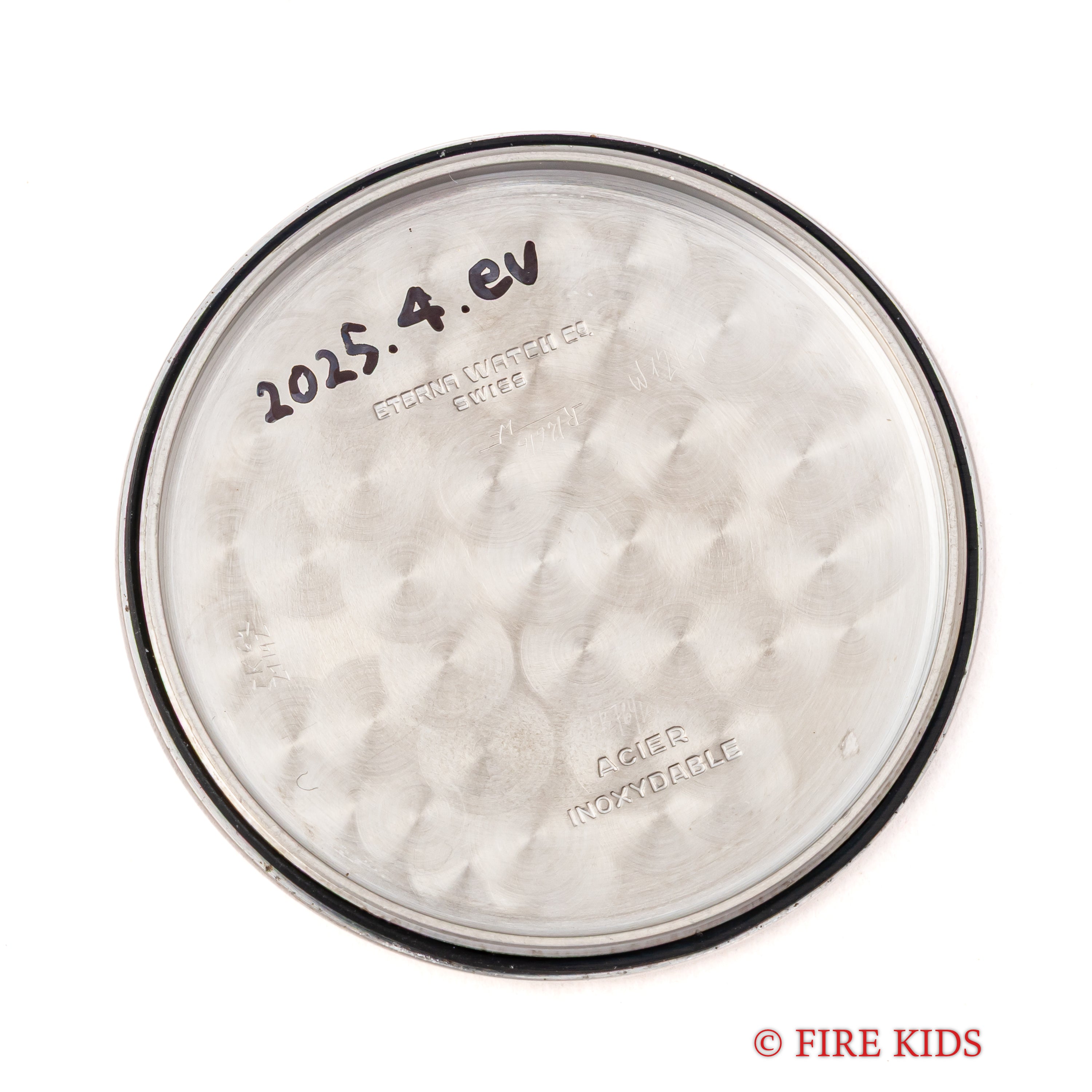 エテルナ 36㎜ビッグケース 1940年代製 ギルトダイヤル 耐震装置付き手巻 Cal.852U