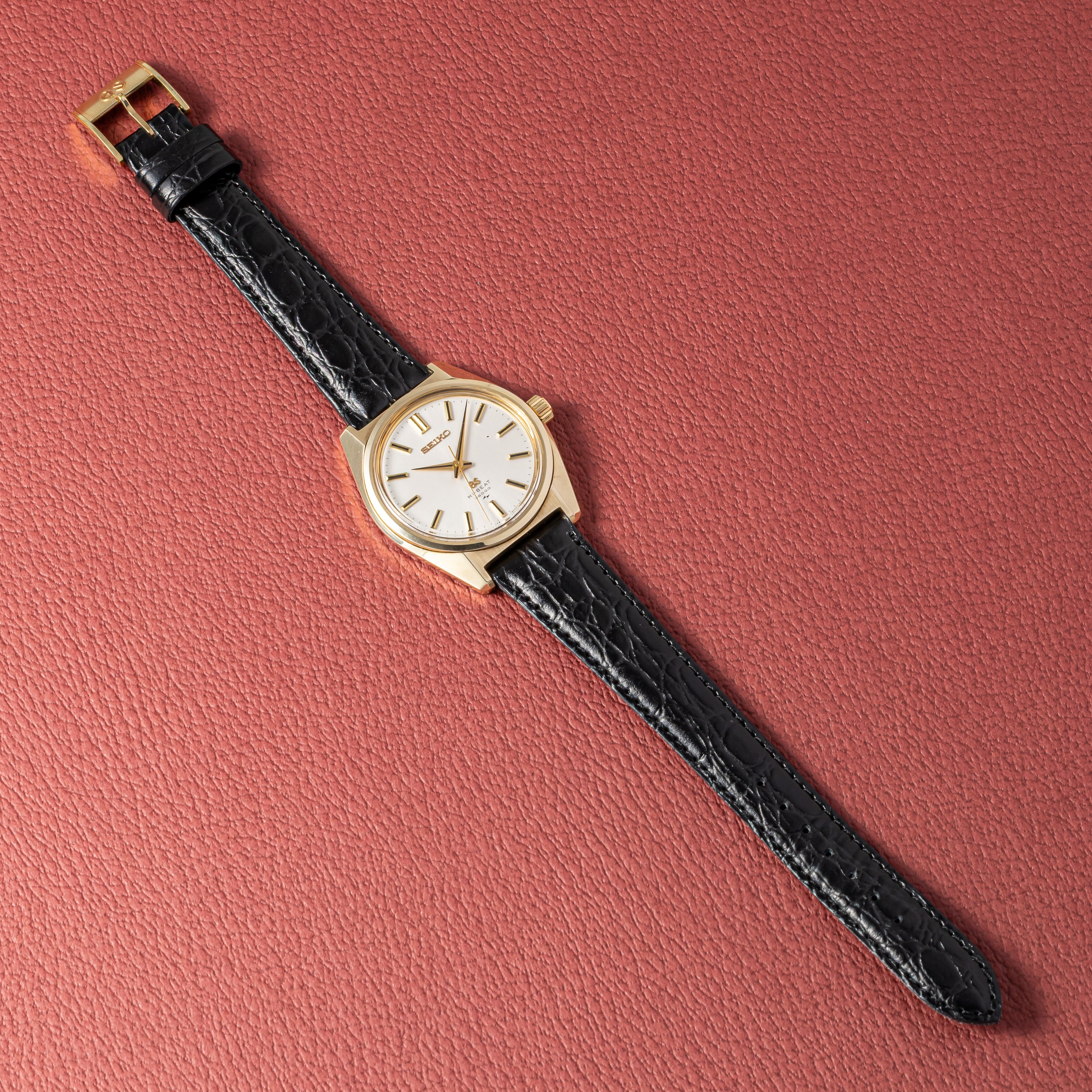 グランドセイコー 1971年製 Ref.4520-8000 CAPゴールド 45GS 10振動 手巻き 純正尾錠付き