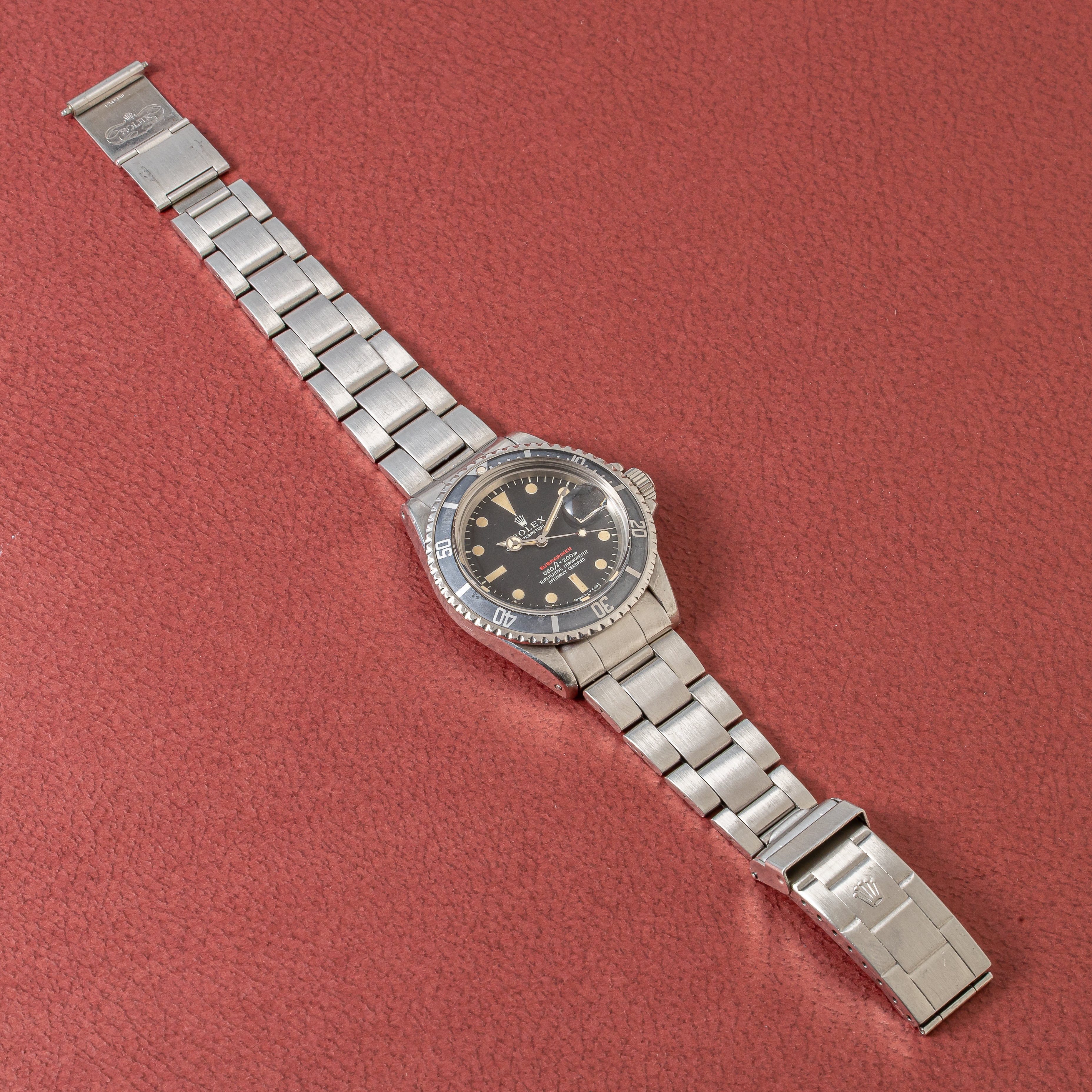 ロレックス サブマリーナ 赤サブ 1971年製 Ref.1680 Mark4ダイヤル