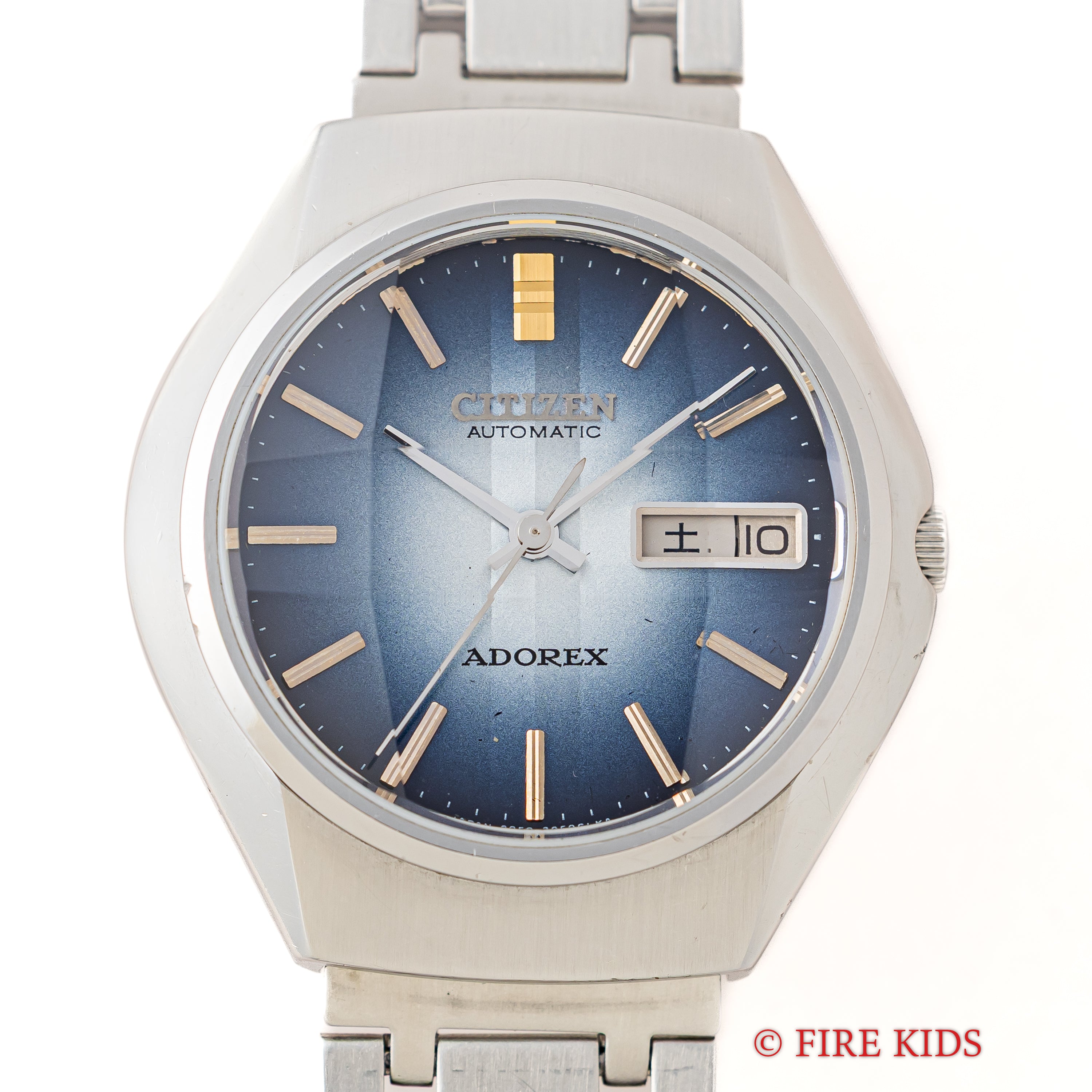 シチズン アドレックス 自動巻き 1975年製 ブルーグラデーションダイヤル