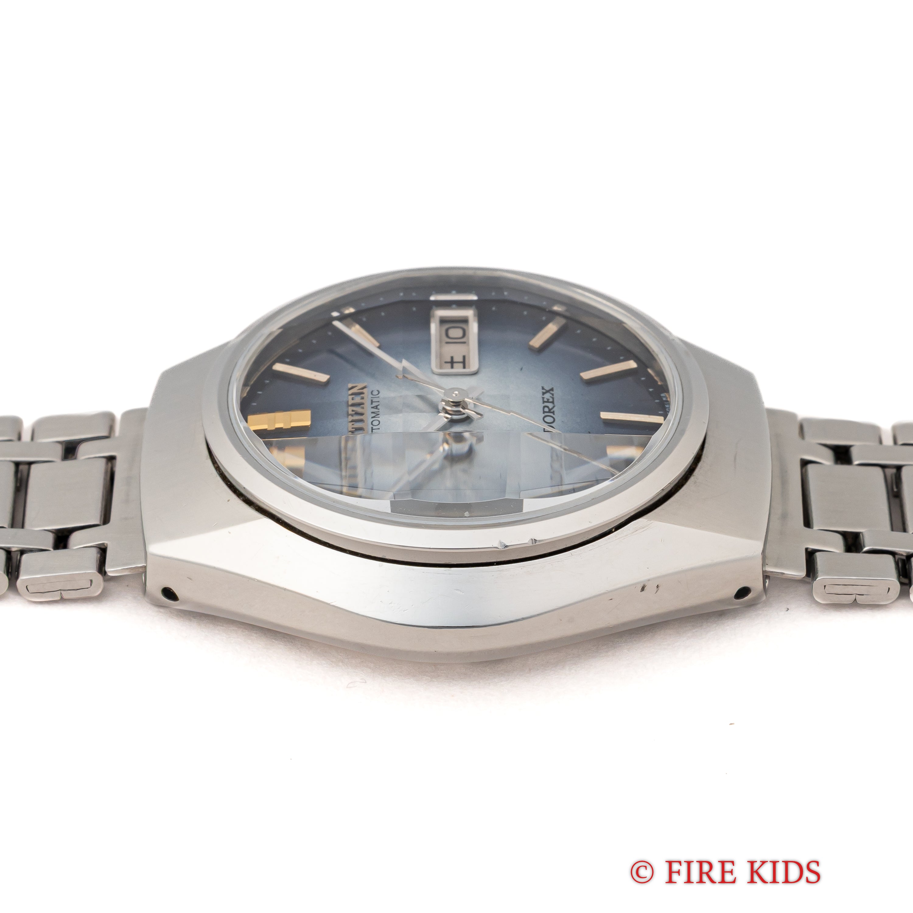 シチズン アドレックス 自動巻き 1975年製 ブルーグラデーションダイヤル