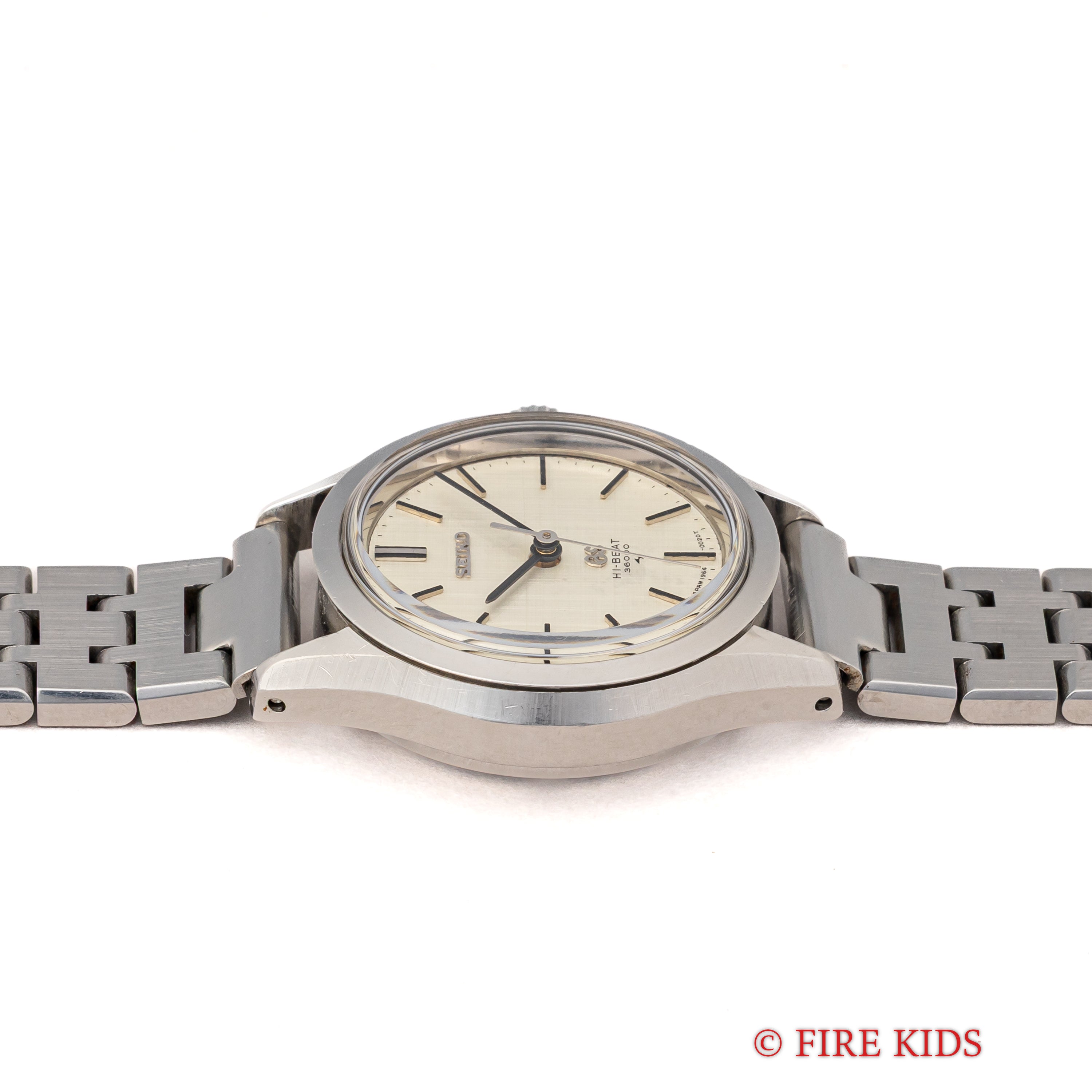 グランドセイコー レディース  手巻き リネンダイヤル ノンデイト 1970年製 Ref.1964-0020