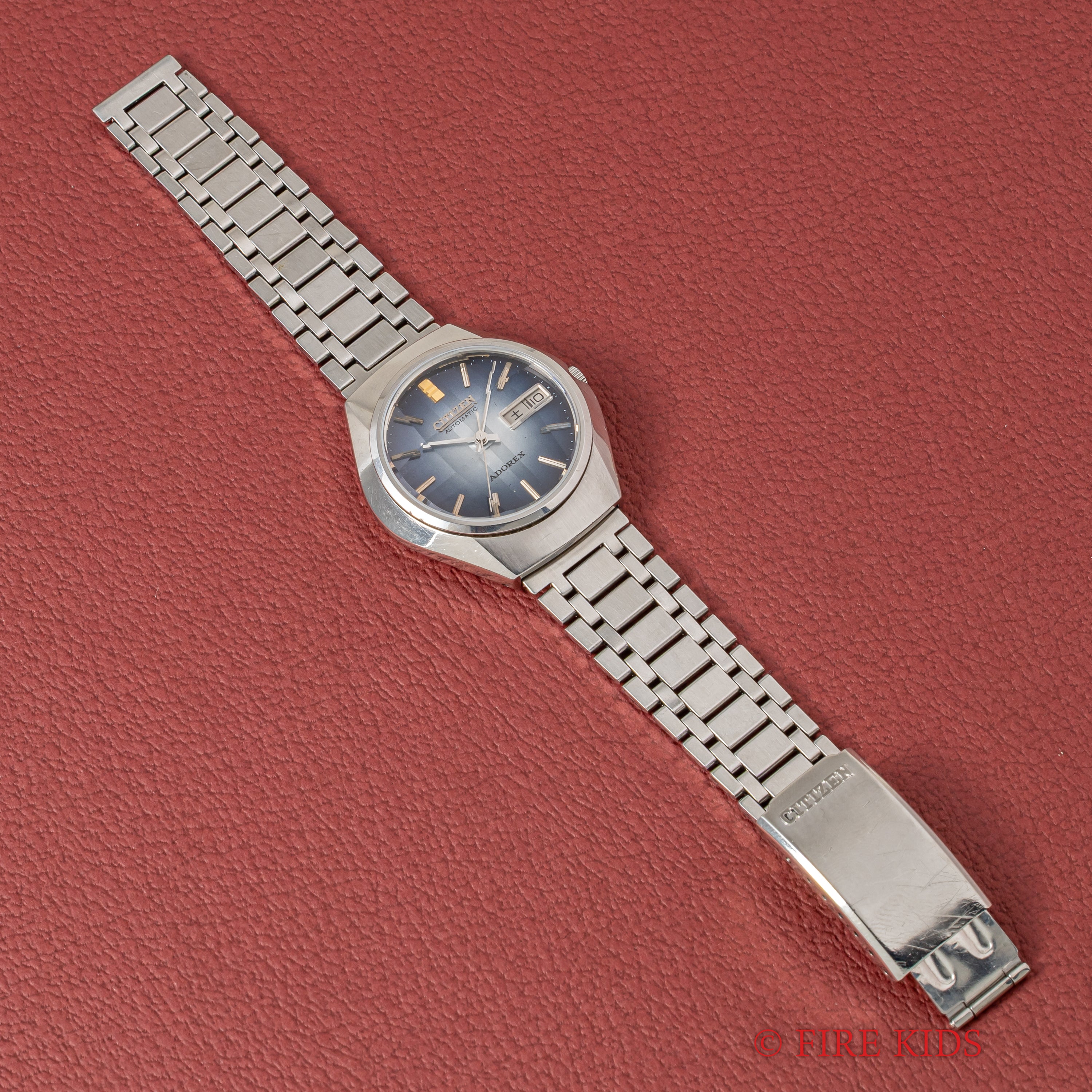 シチズン アドレックス 自動巻き 1975年製 ブルーグラデーションダイヤル