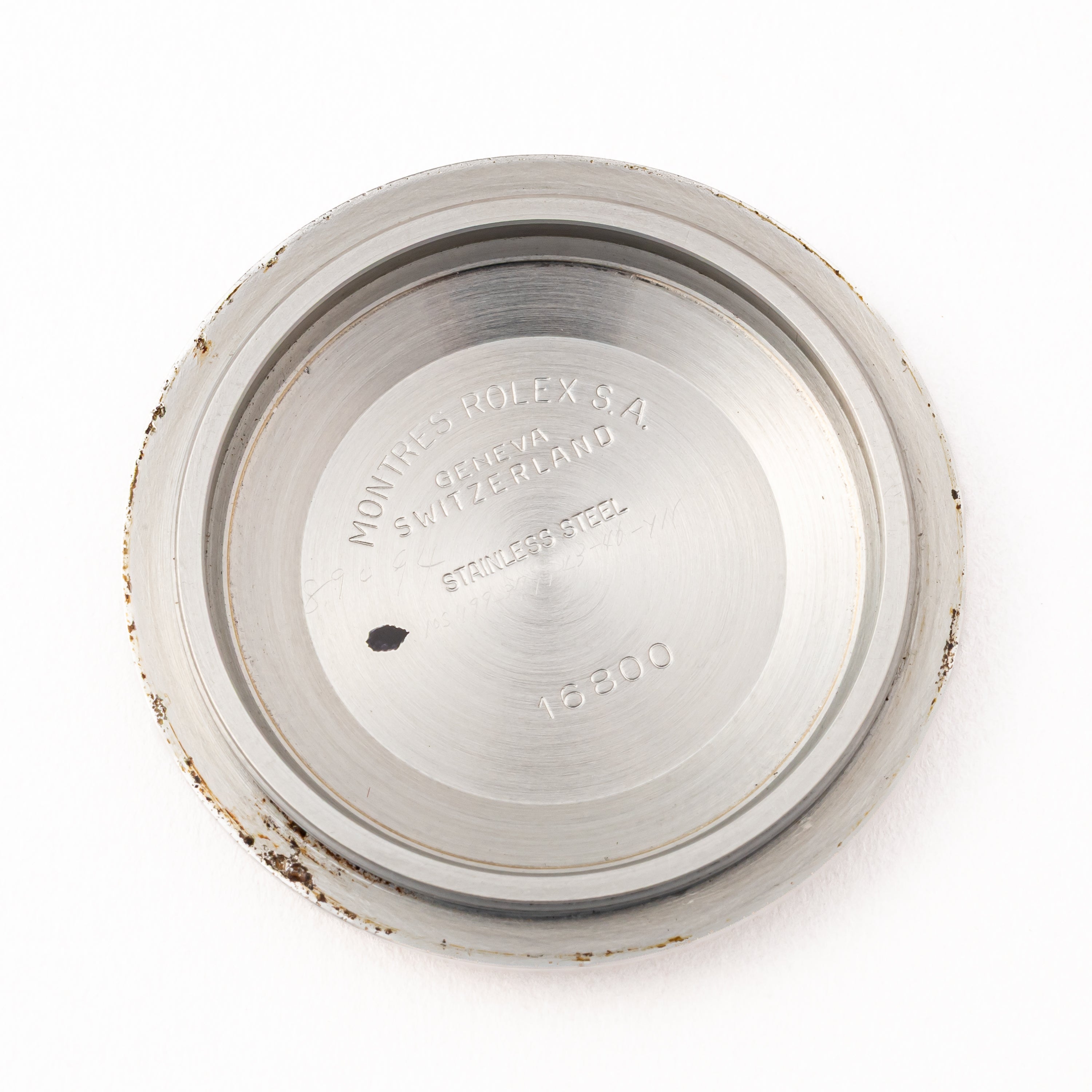 ロレックス サブマリーナー 自動巻き 1985年製 Ref.16800 フチあり夜光 箱、ギャラ、冊子付き