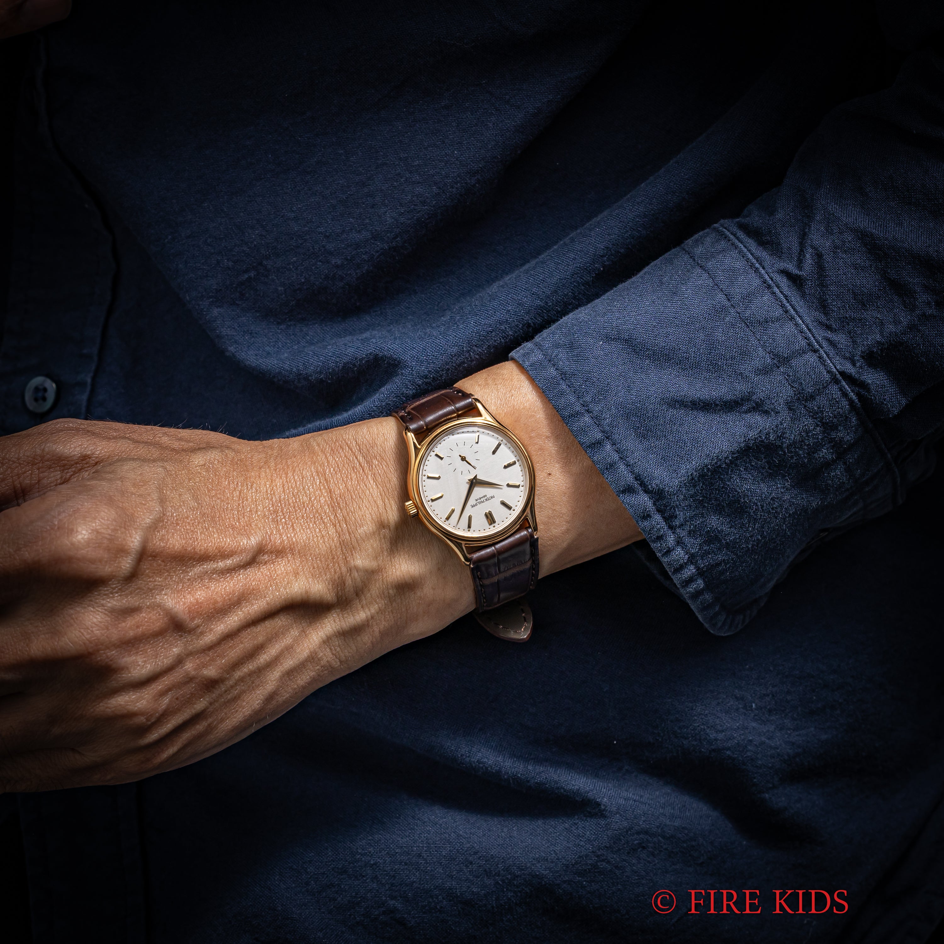 パテック・フィリップ カラトラバ 1990年製(平成2年製)Ref.3923 Cal.215 純正尾錠 ギャラ