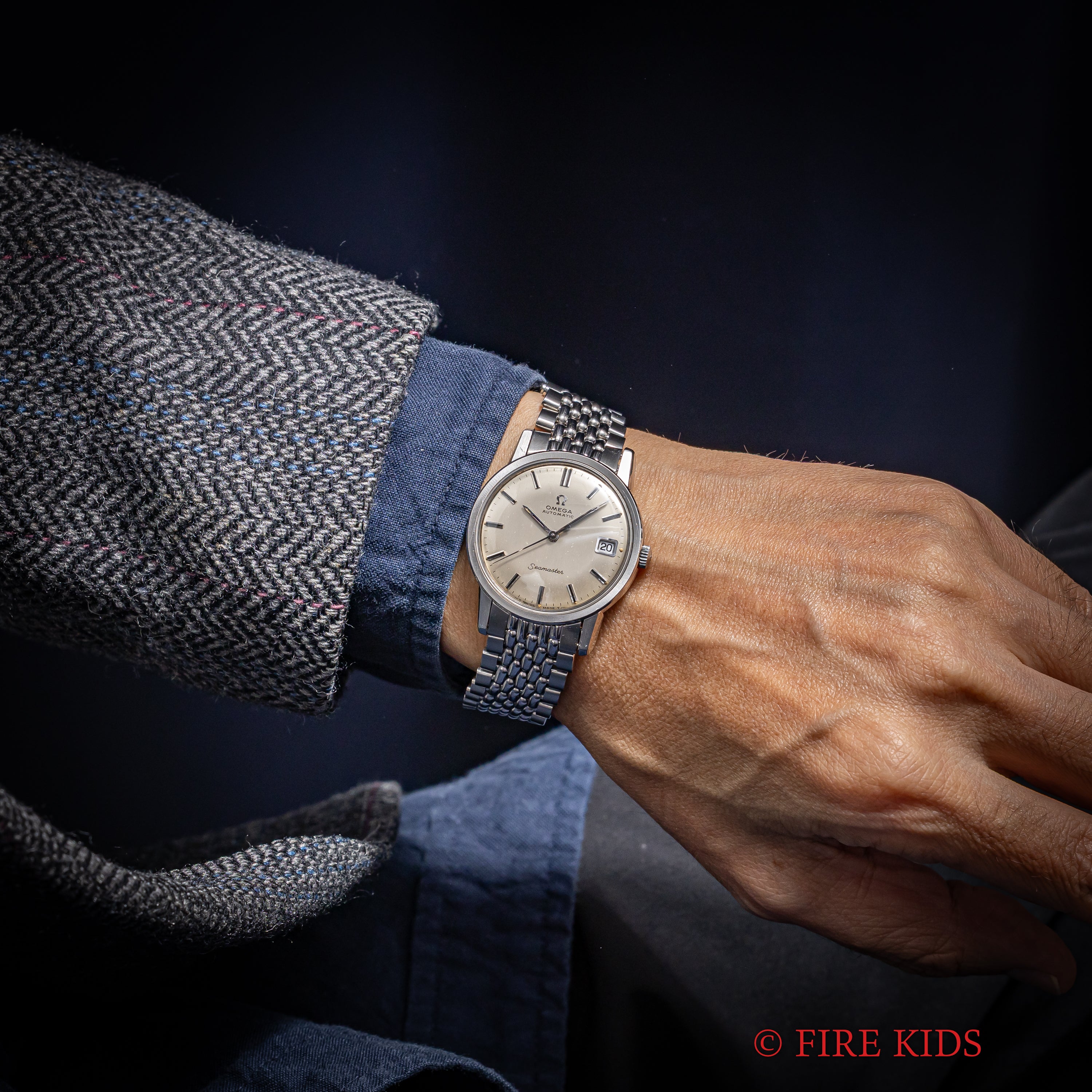 オメガ シーマスターオートマチック 1968年製 Cal.565 純正ブレス付き Ref.166.003