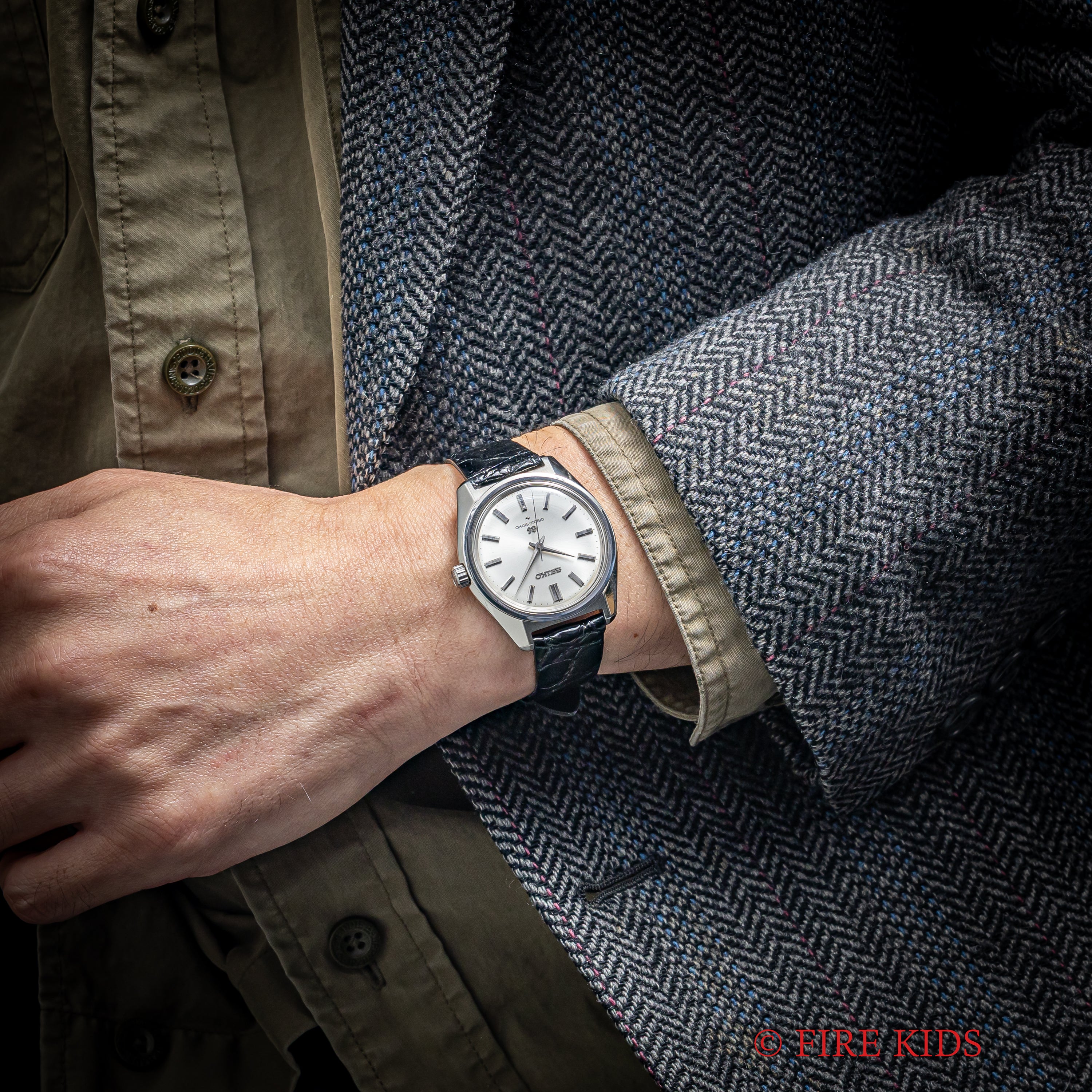 グランドセイコー 手巻き 1967年製 44GS 後期 Ref.4420-9000 セイコースタイルケース