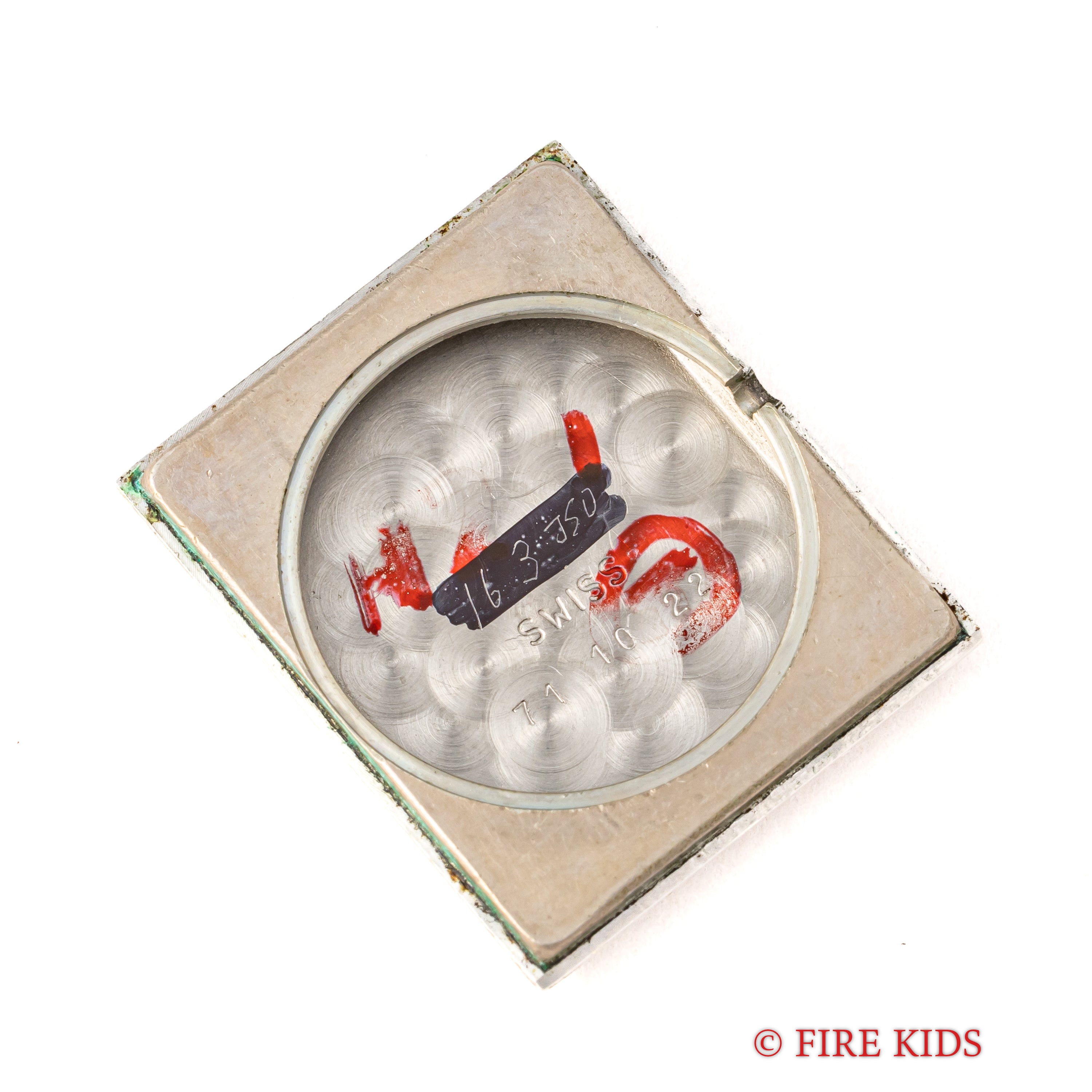 エルメス クロアジュール レクタンギュラー アイボリーダイアル 手巻き 1980年代製