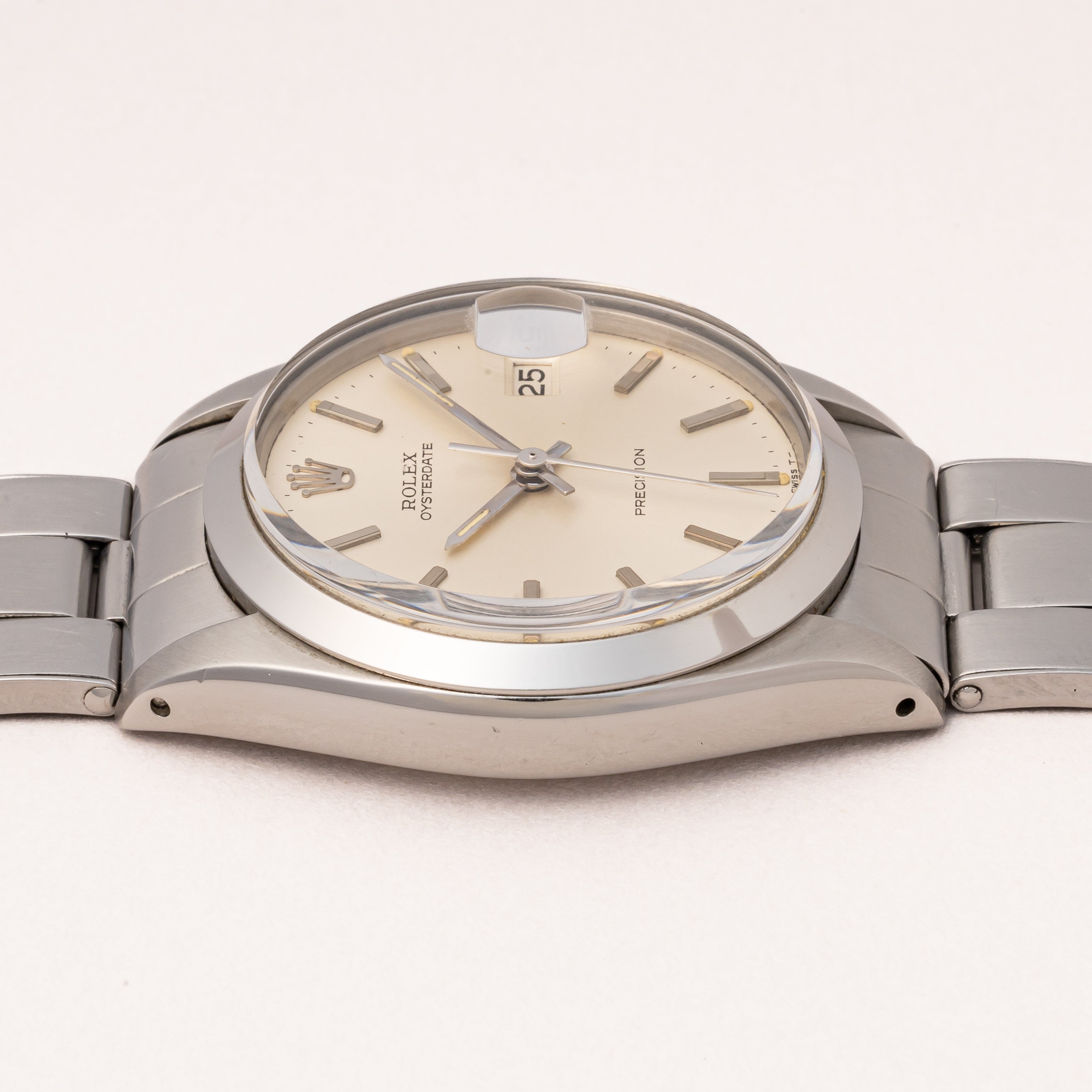 ロレックス オイスターデイト 1969年製 Ref.6694 純正リベットブレス