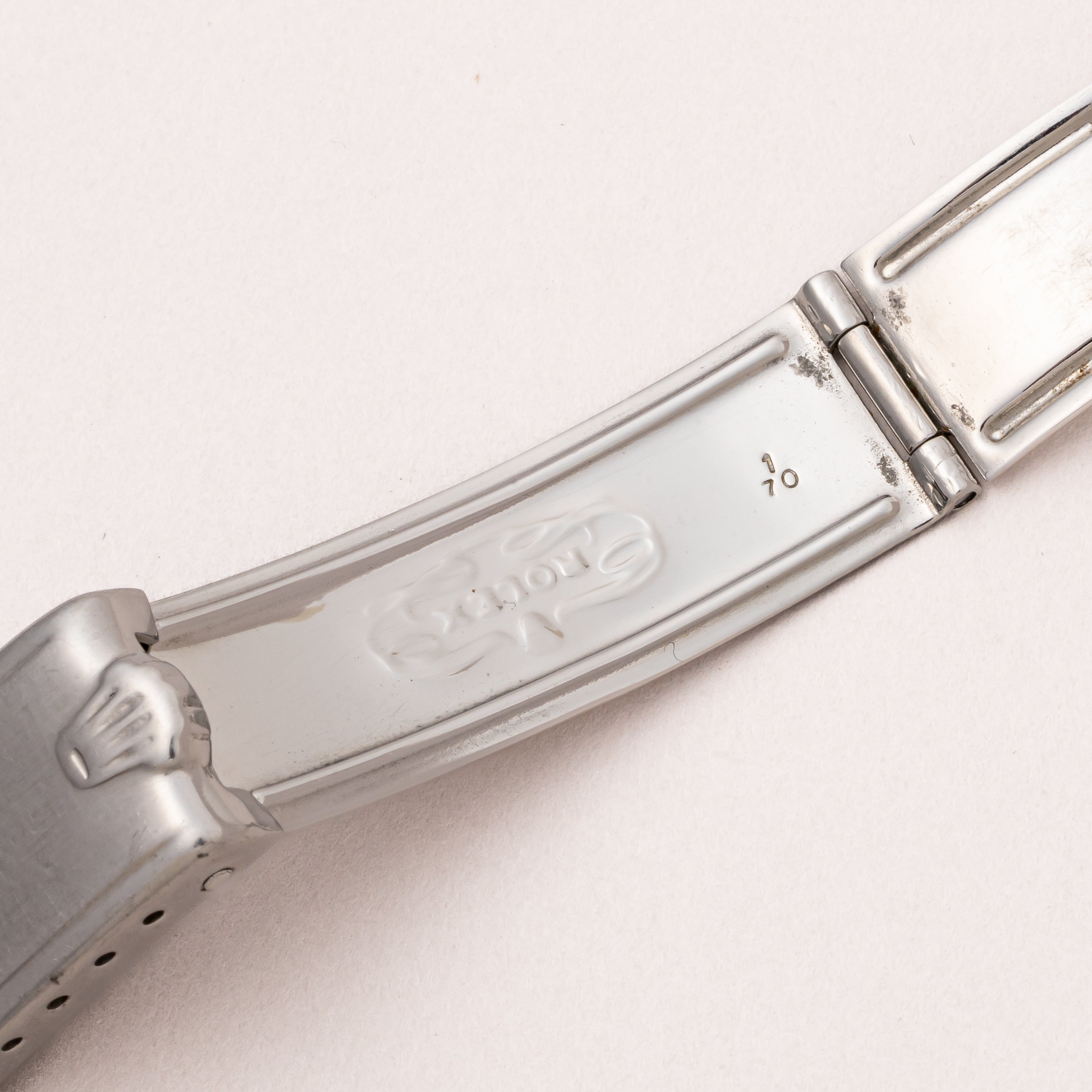 ロレックス オイスターデイト 1969年製 Ref.6694 純正リベットブレス