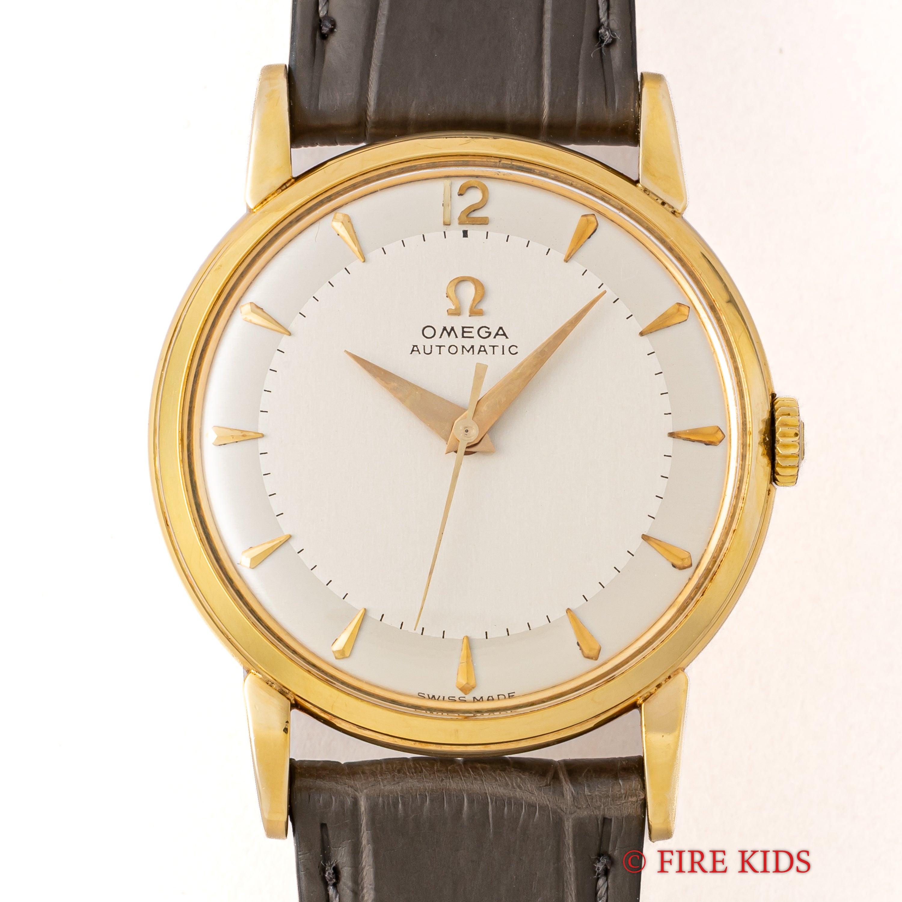 オメガ 1956年製 ツートンダイヤル Ref.2865 3SC 80ミクロンGP 全回転ローター自動巻 Cal.501