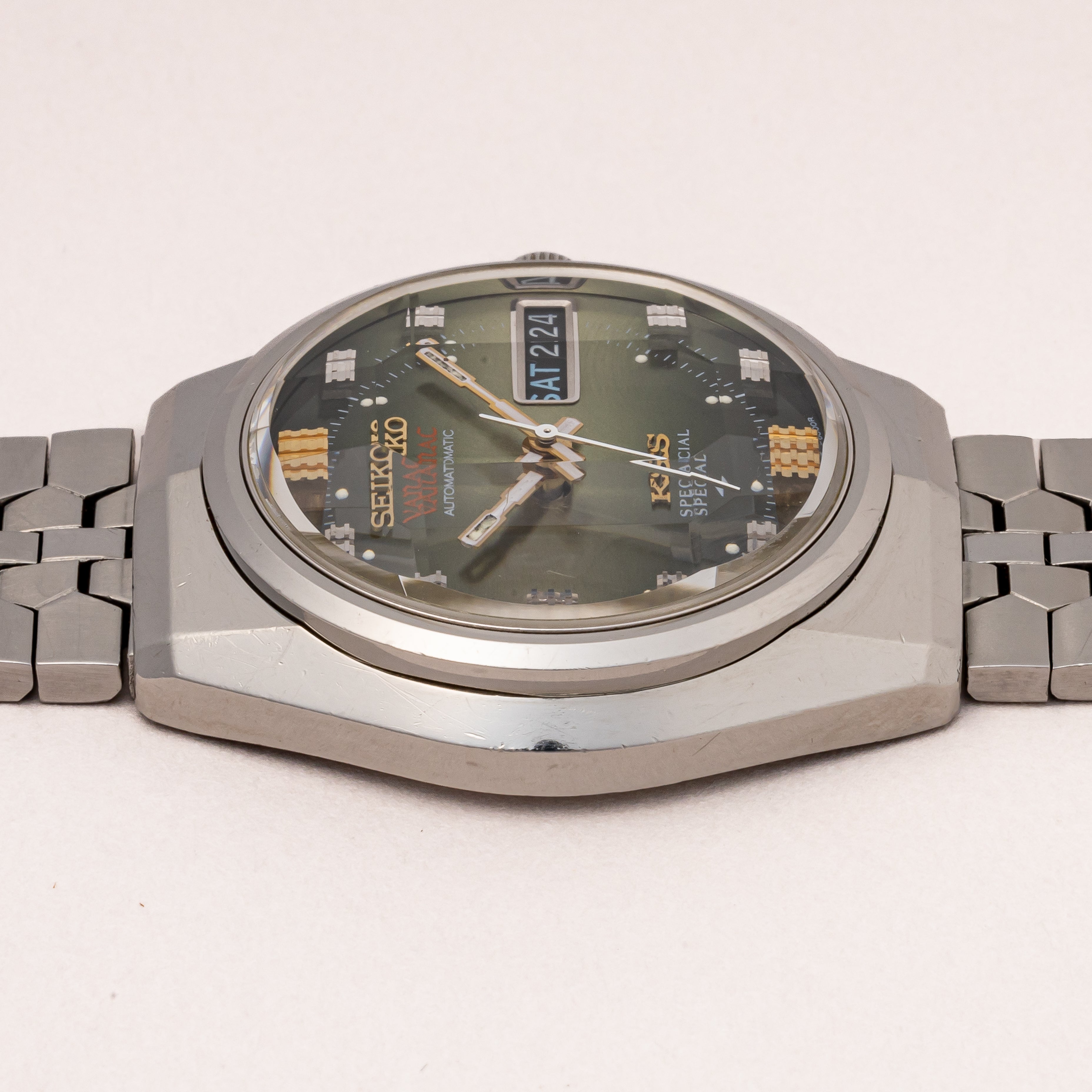 キングセイコー スペシャル バナック 1973年製 Ref.5256-6000 グリーングラデーションダイヤル