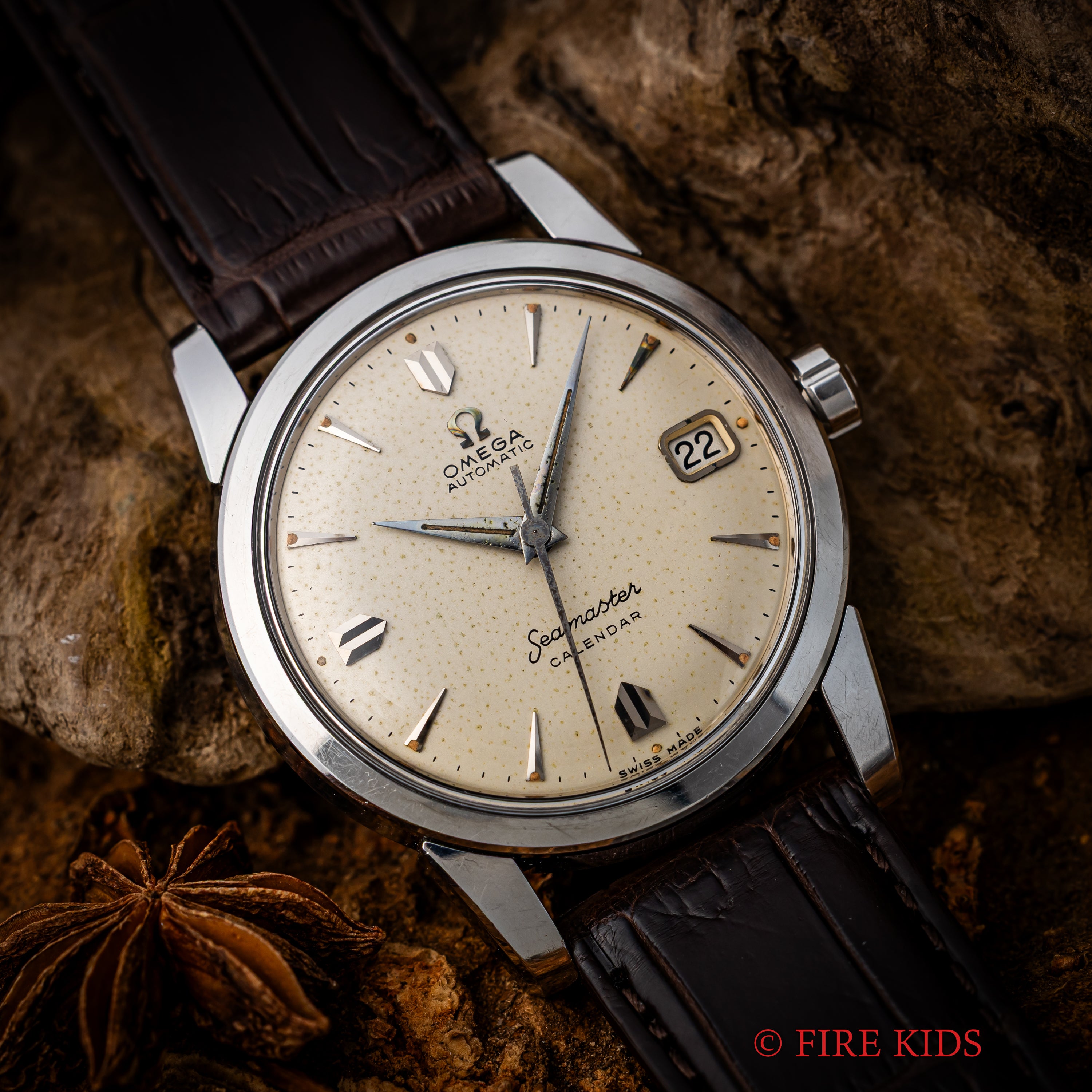 オメガ シーマスターカレンダー 1958年製 全回転ローター自動巻 Ref.2849 7SC Cal.503