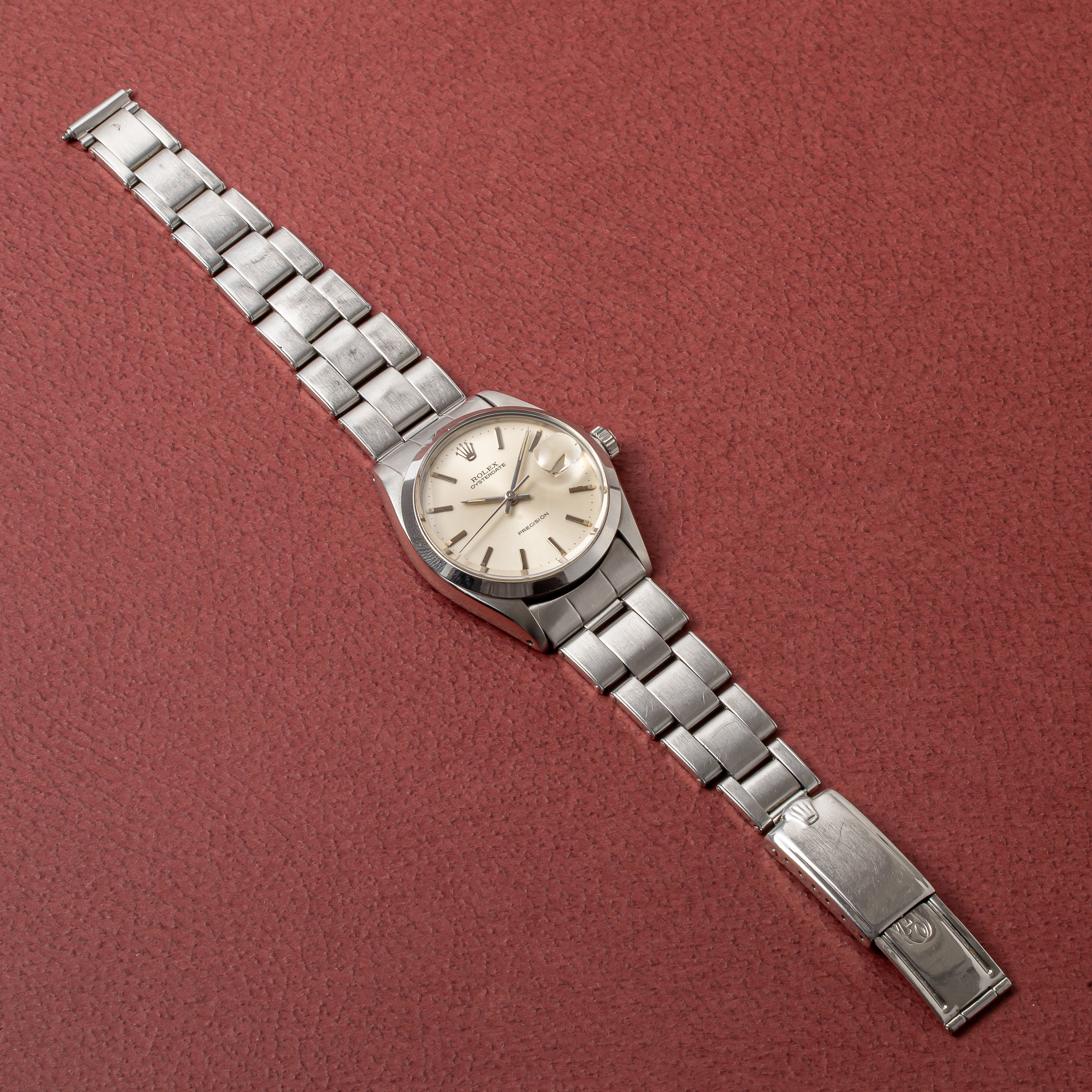 ロレックス オイスターデイト 1969年製 Ref.6694 純正リベットブレス