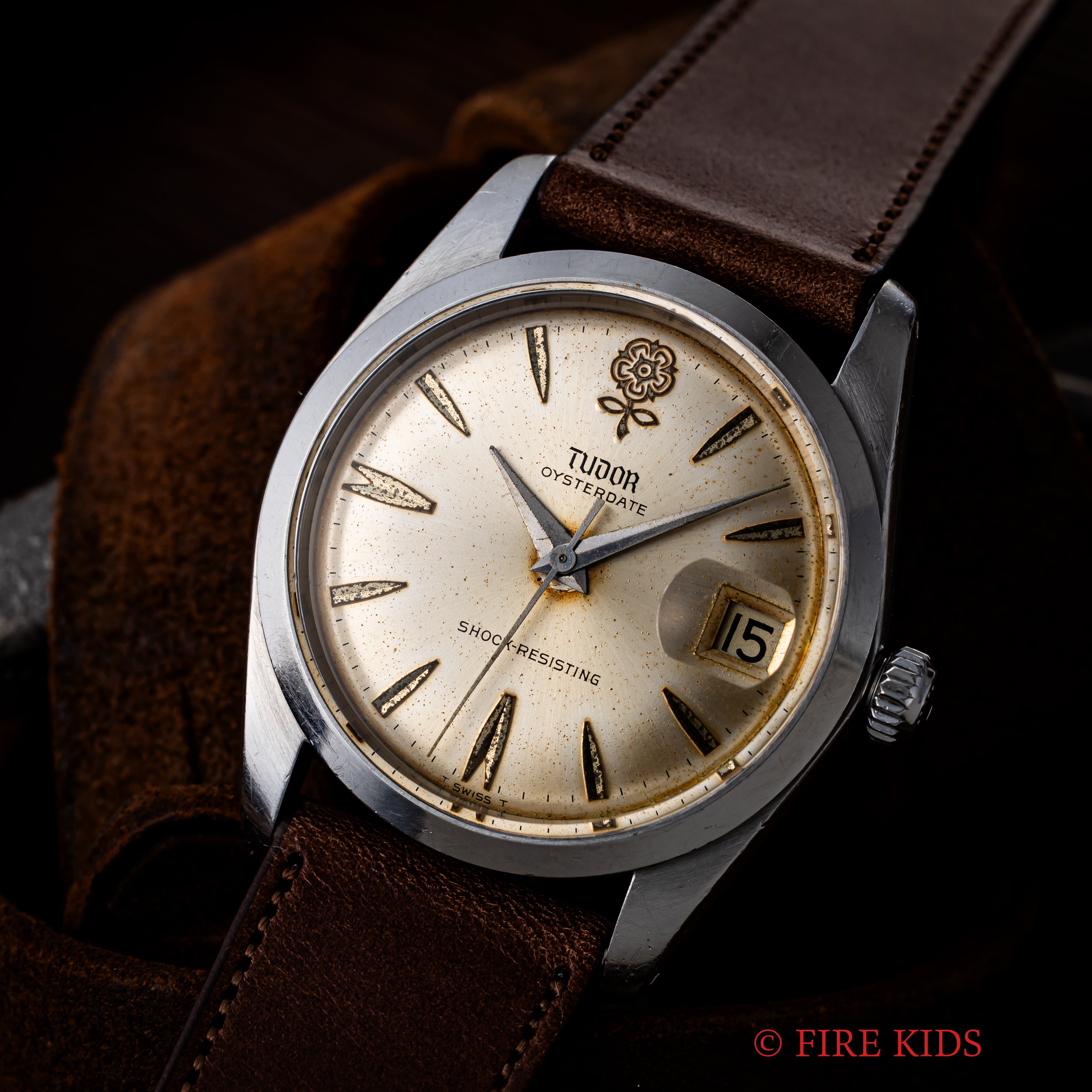 チューダー デカバラ 1965年製 オイスターデイト Ref.7962 手巻き オリジナルダイヤル