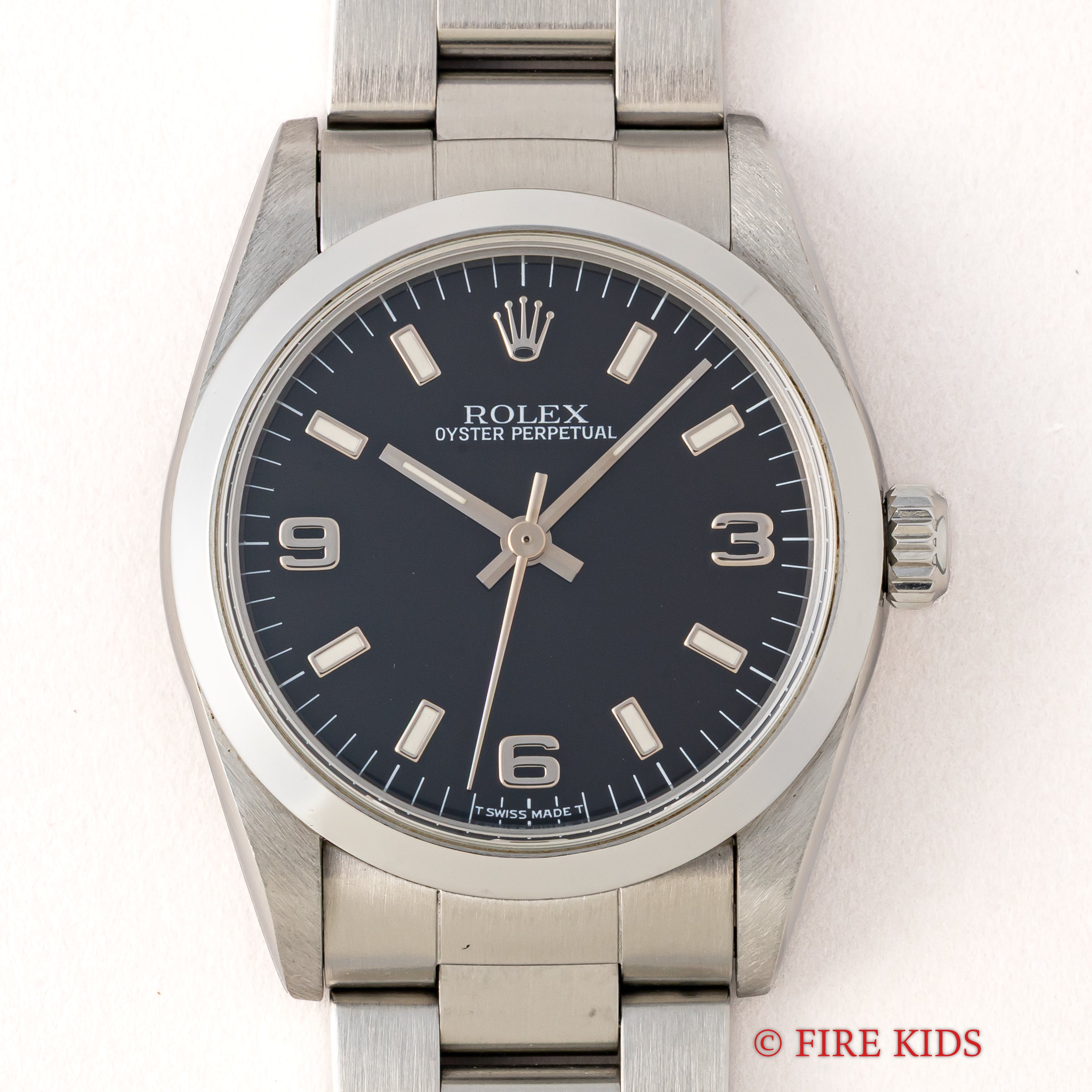 ロレックス 31㎜オイスターパーペチュアル 1997年製 Ref.67480 エクスプローラーダイヤル ギャラ付