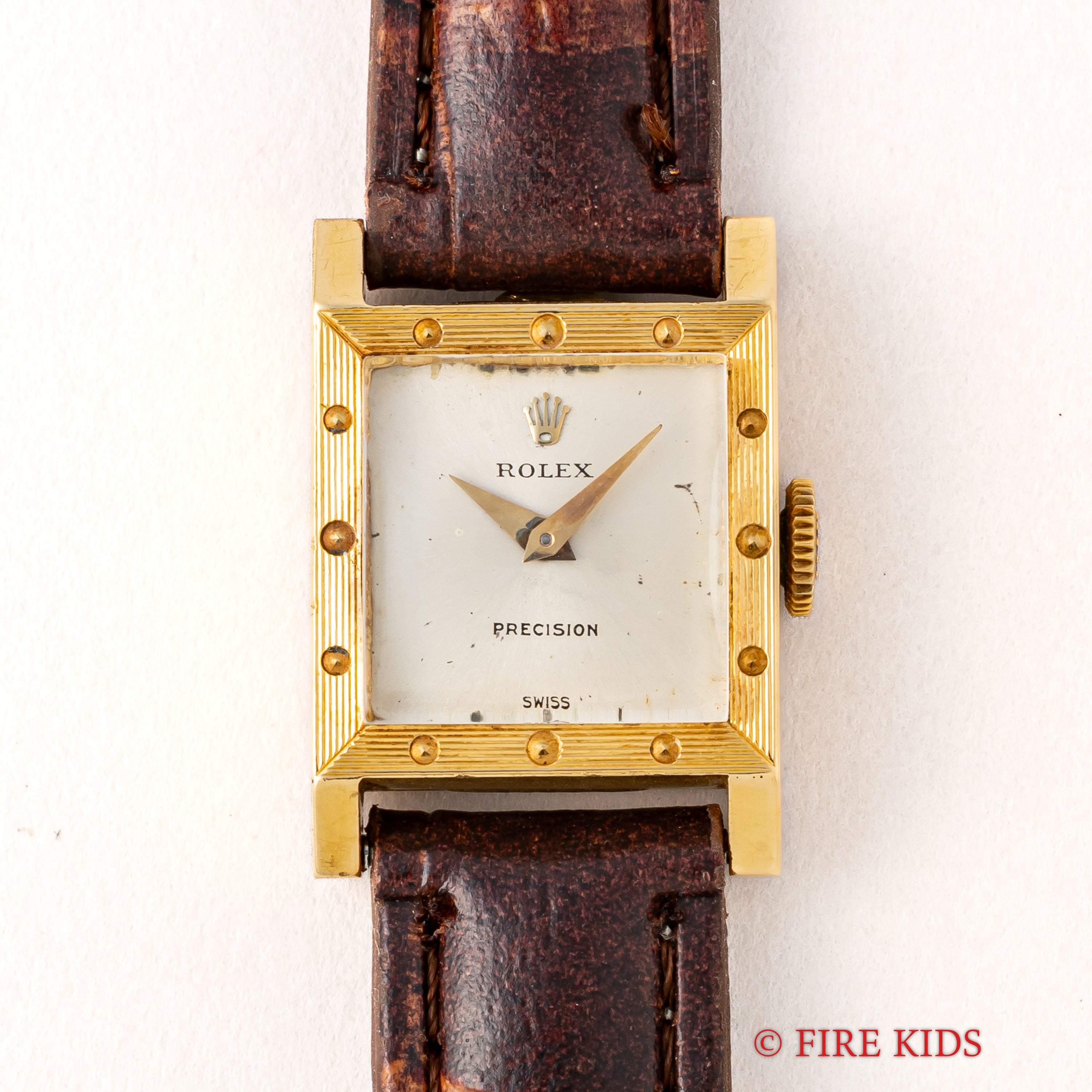 ロレックス 1960年製 Ref.9251 K18YG レディース スクエアケース 手巻き