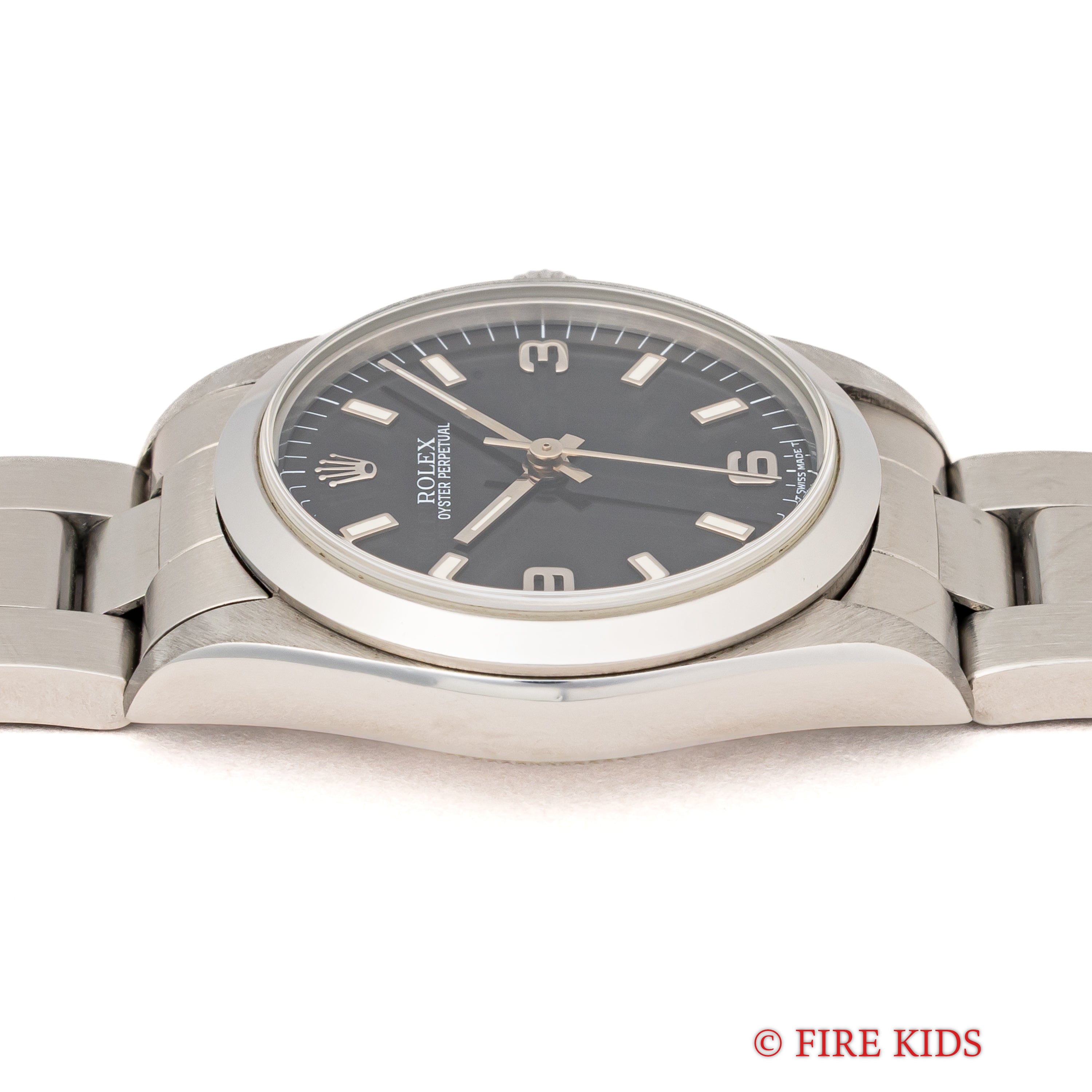 ロレックス 31㎜オイスターパーペチュアル 1997年製 Ref.67480 エクスプローラーダイヤル ギャラ付