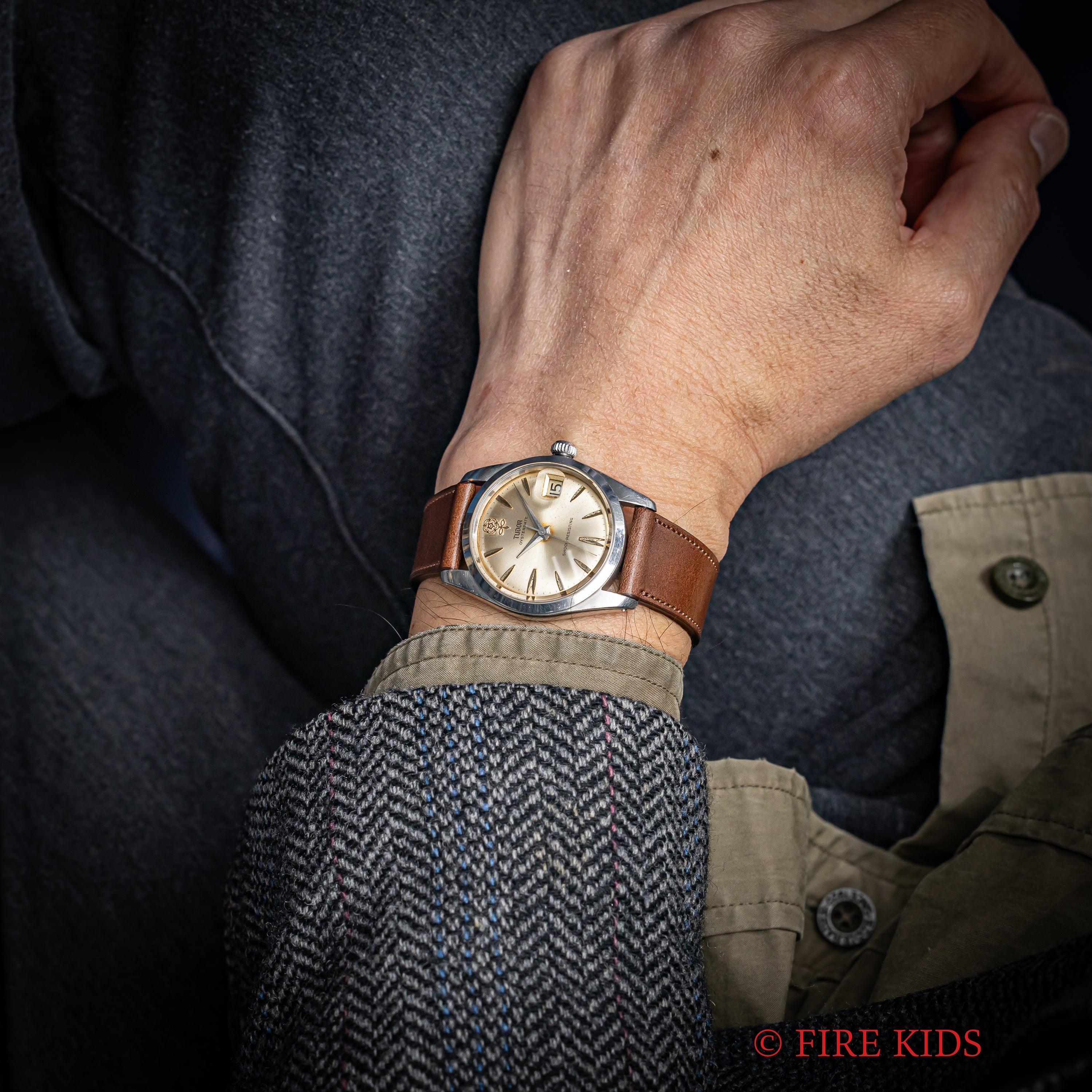 チューダー デカバラ 1965年製 オイスターデイト Ref.7962 手巻き オリジナルダイヤル