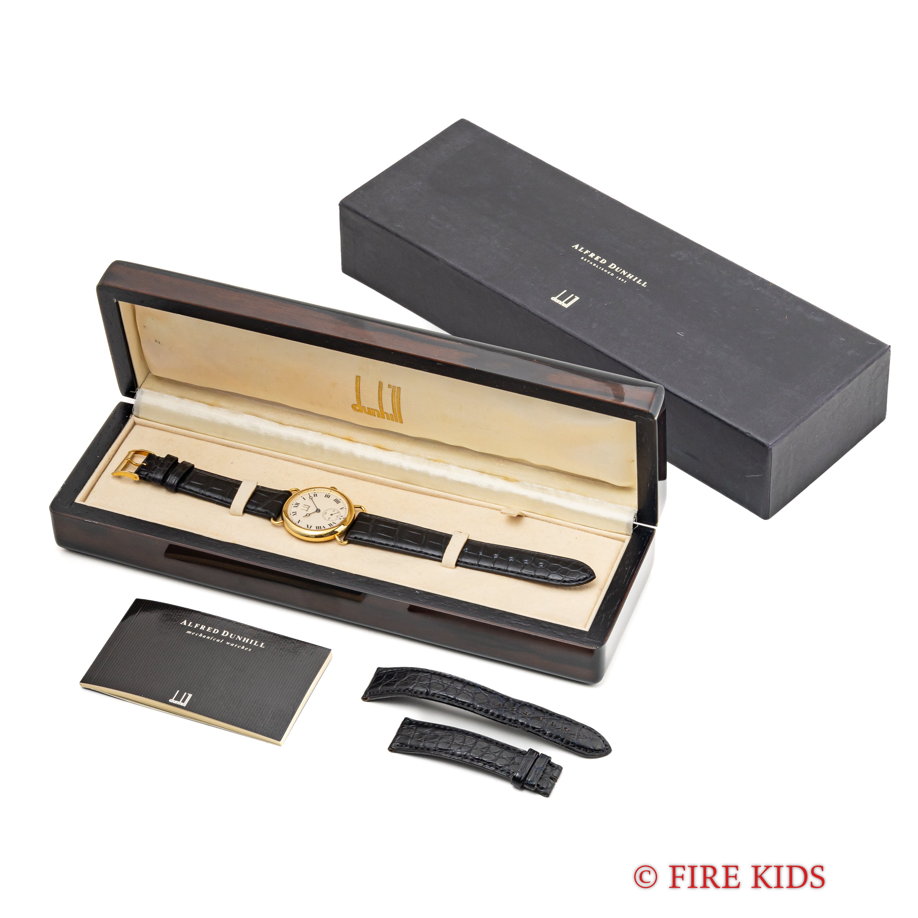 ダンヒル 1993年製 100周年記念限定モデル18金無垢 センテナリー ブレゲ針 箱ギャラ付