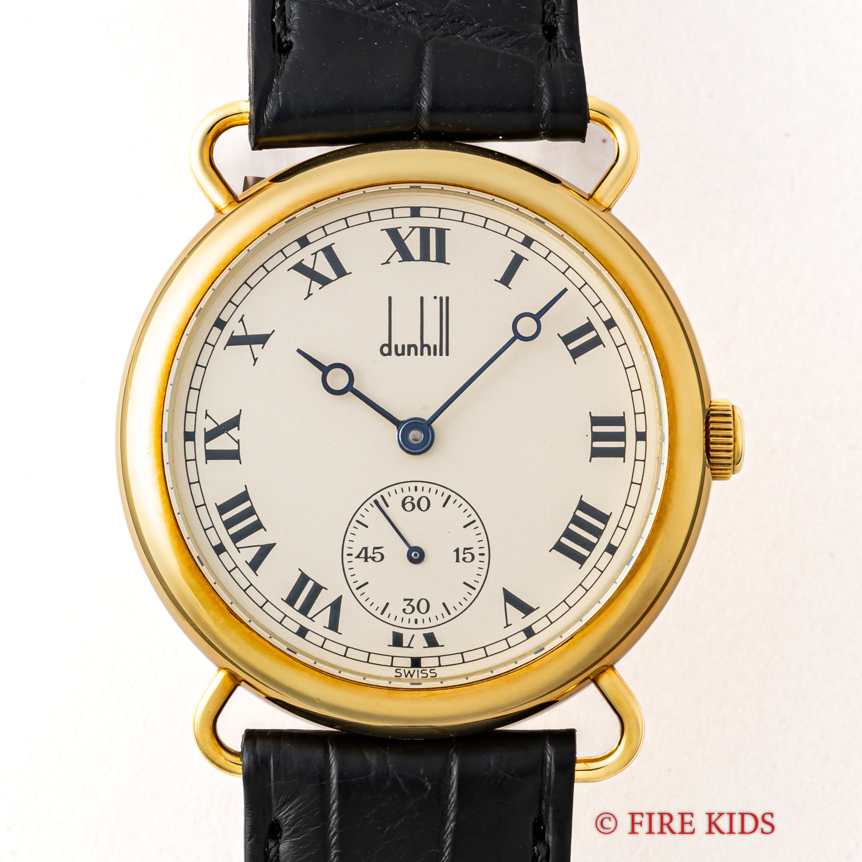 ダンヒル 1993年製 100周年記念限定モデル18金無垢 センテナリー ブレゲ針 箱ギャラ付