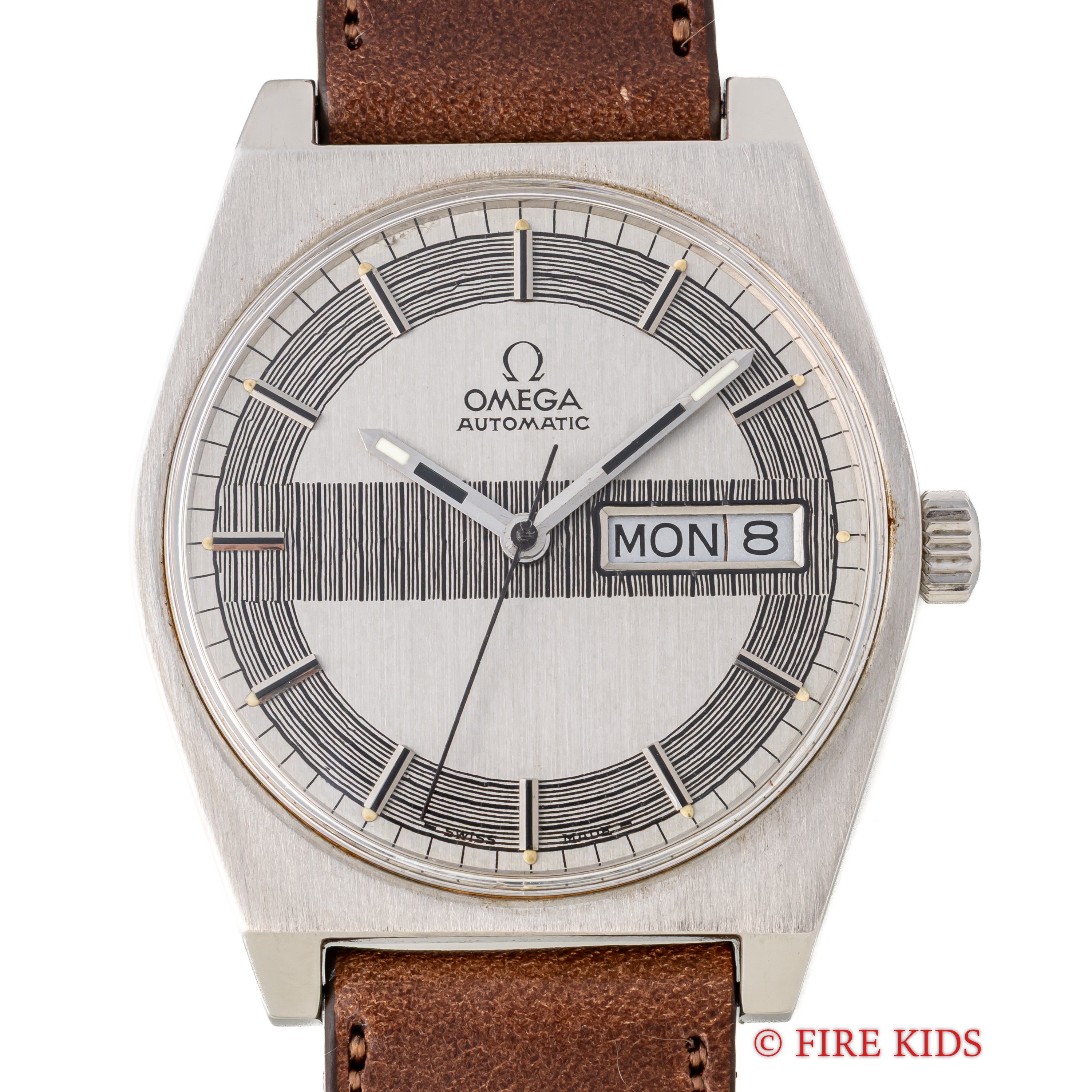 オメガ バーコードダイヤル 自動巻き 1969年製 Ref.166.0141 デイデイト