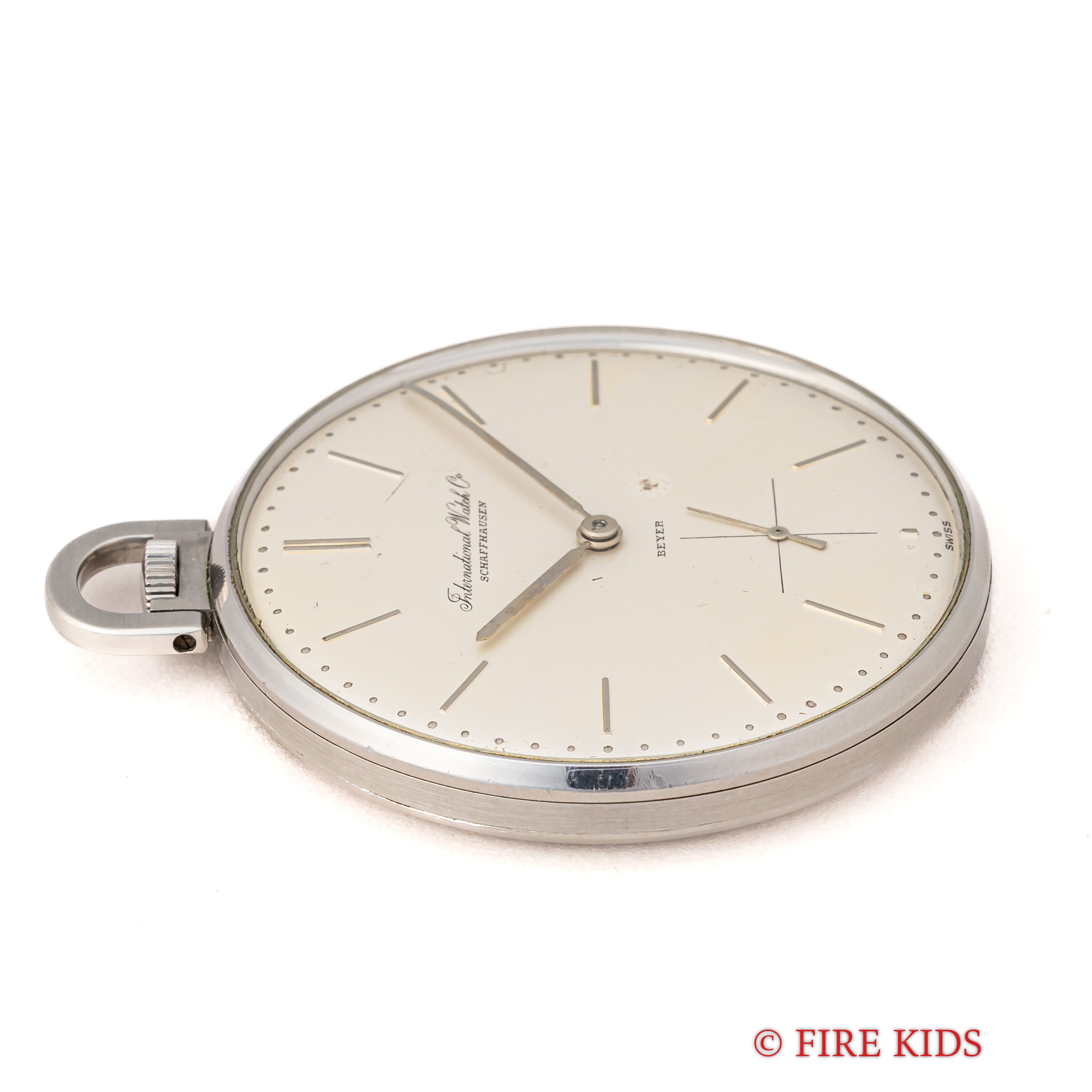 IWC 懐中時計 BEYERダブルネーム Cal.97 スモールセコンド 1963年製