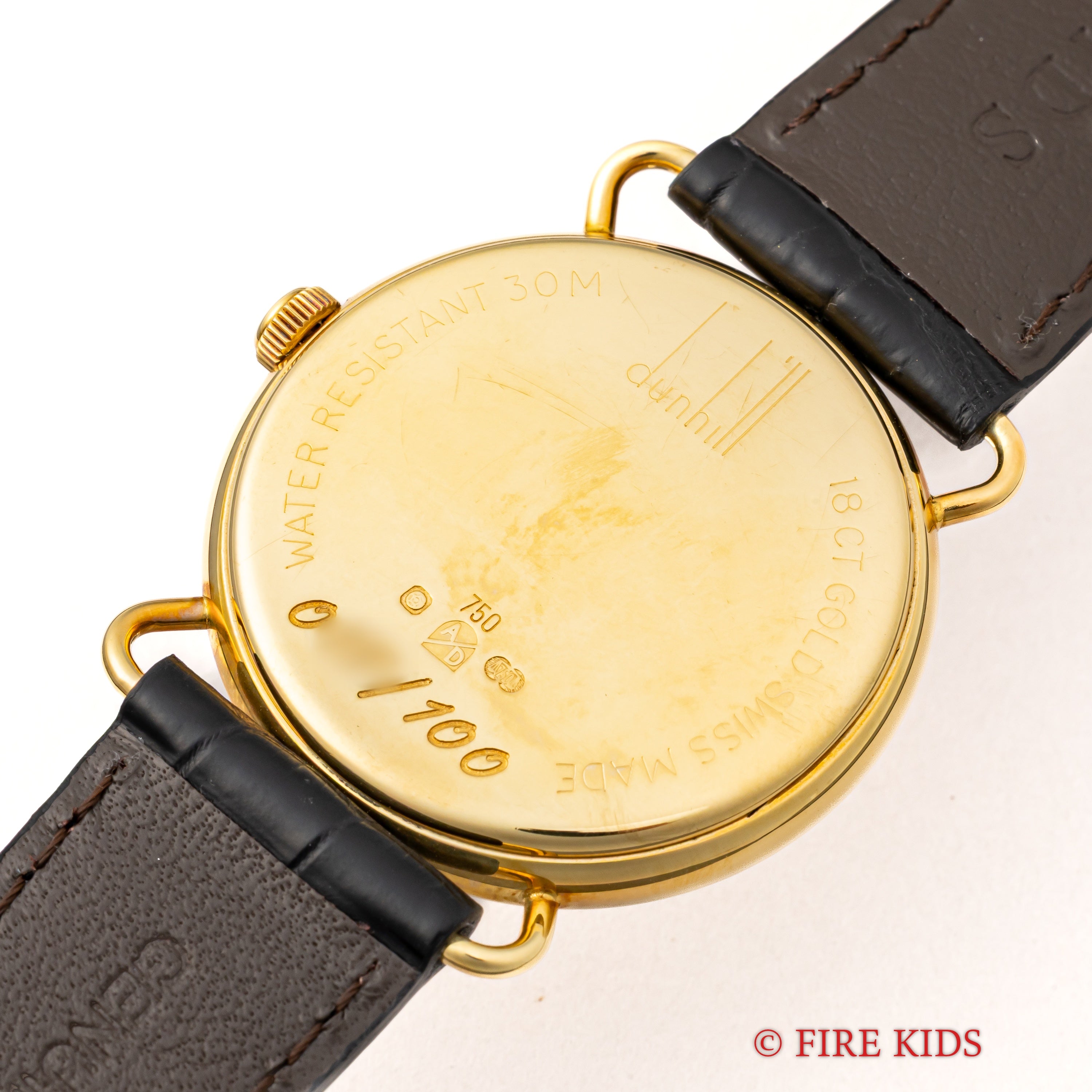 ダンヒル 1993年製 100周年記念限定モデル18金無垢 センテナリー ブレゲ針 箱ギャラ付