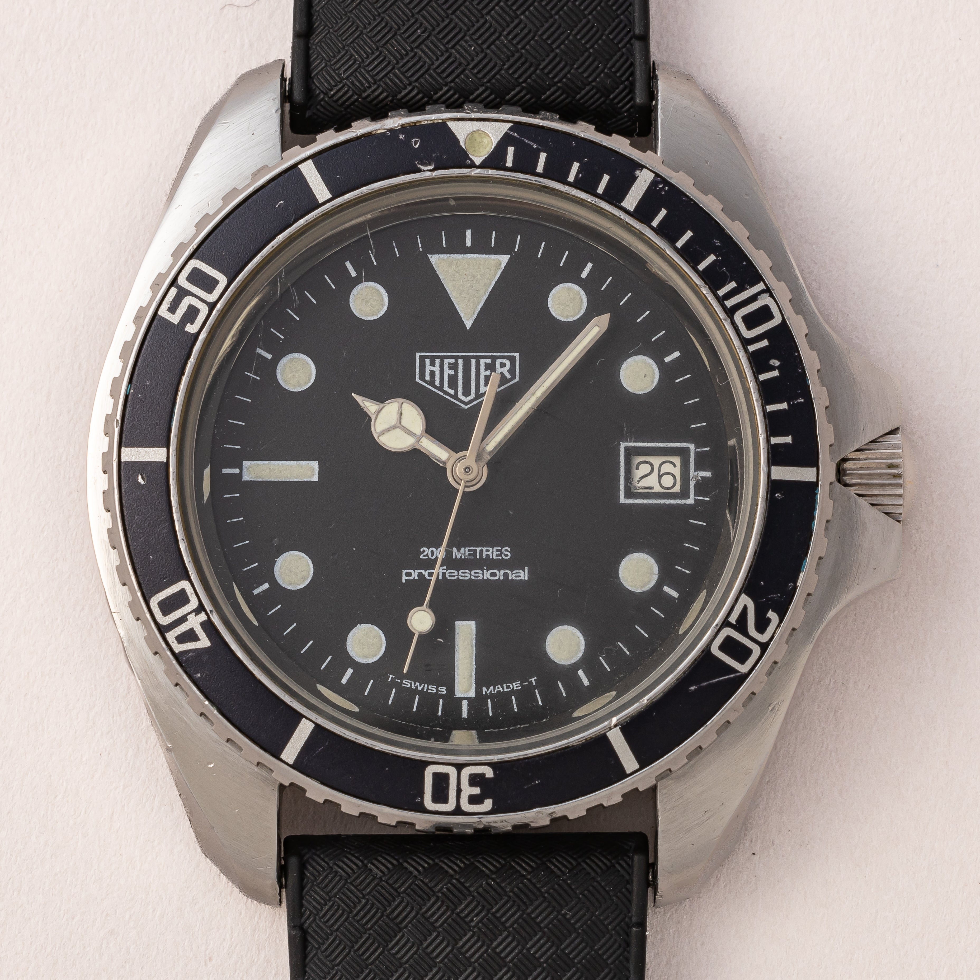 ホイヤー ダイバー 200m 1980年代製 Ref.844-2 箱付き