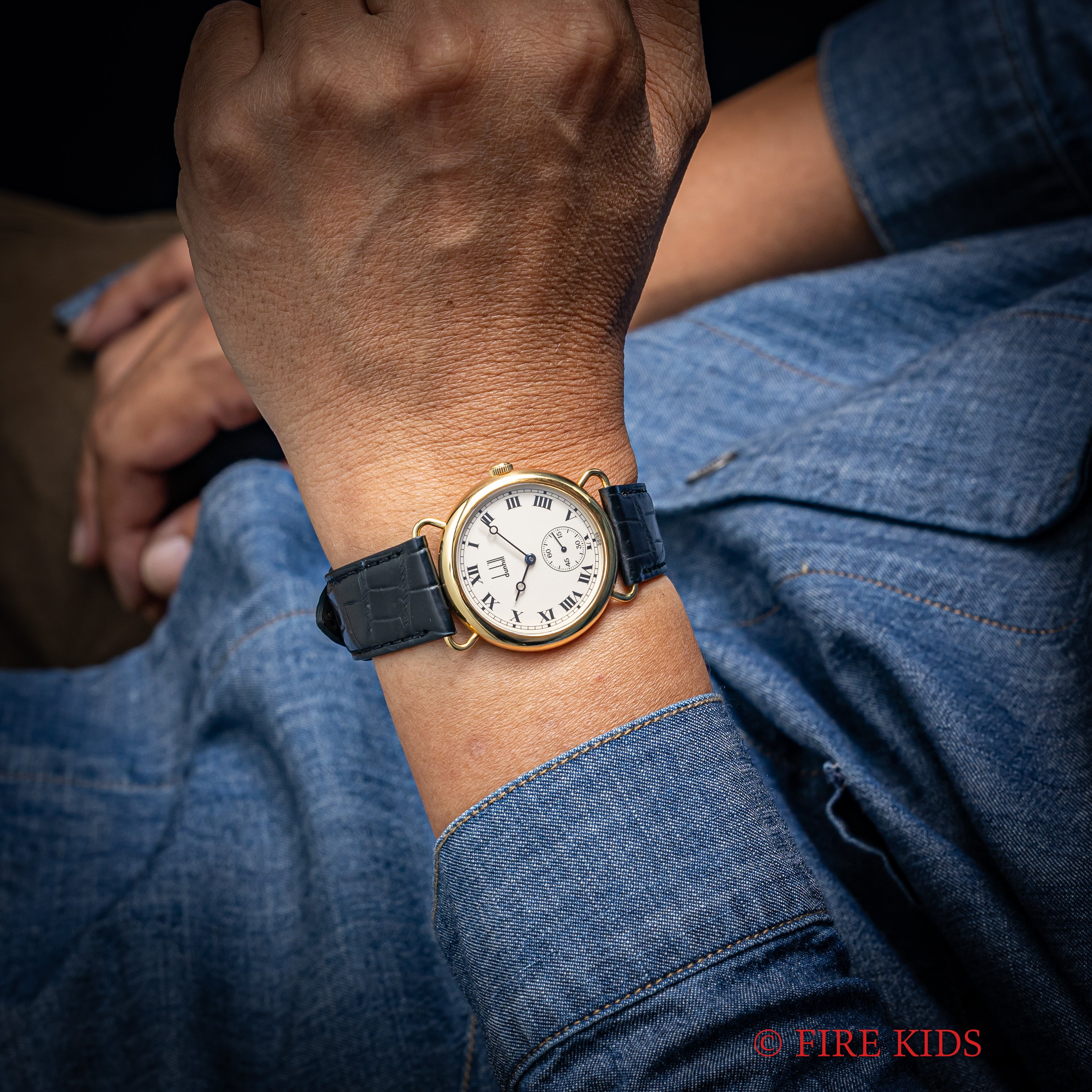 ダンヒル 1993年製 100周年記念限定モデル18金無垢 センテナリー ブレゲ針 箱ギャラ付