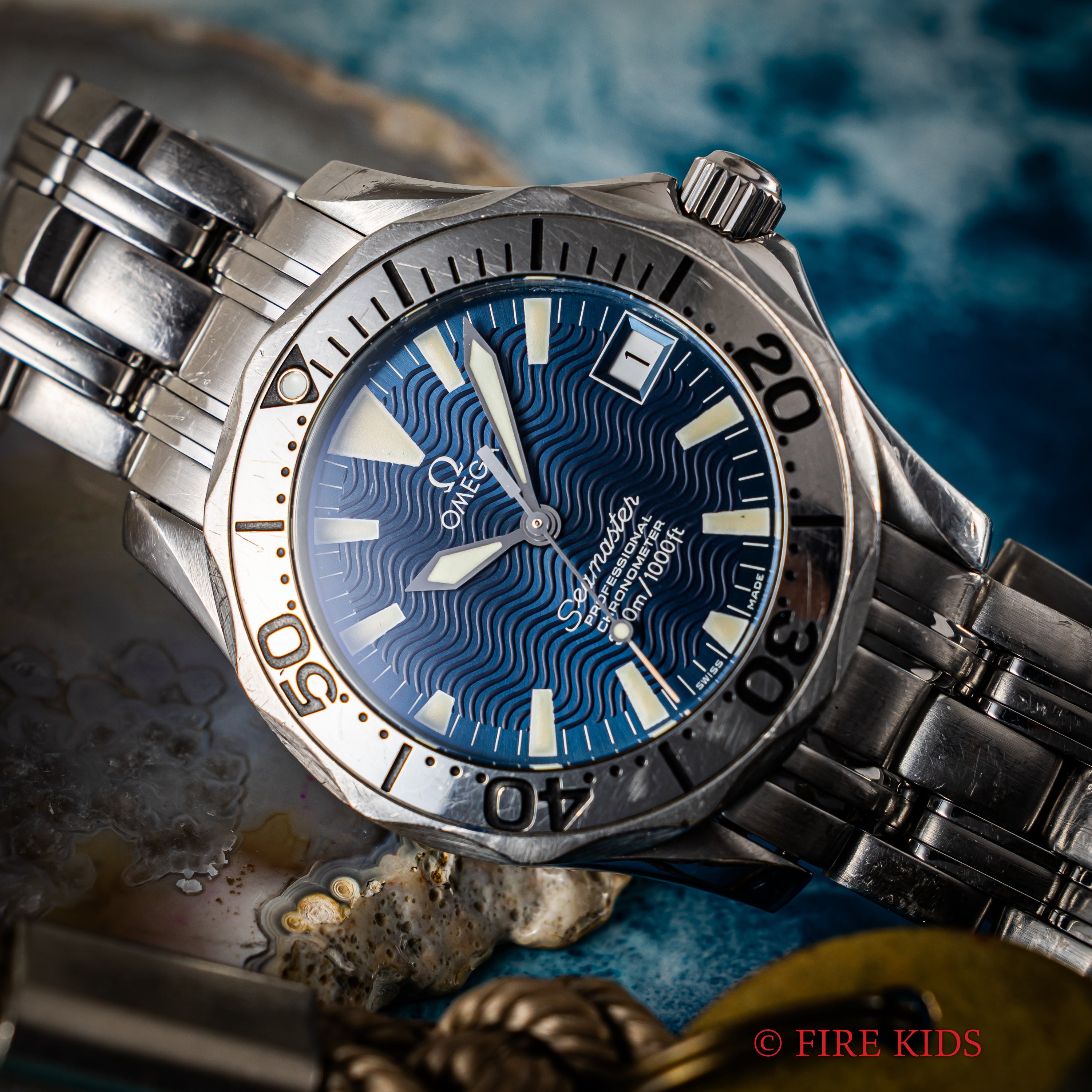 オメガ シーマスター 300 ジャックマイヨール 1999年製 自動巻き