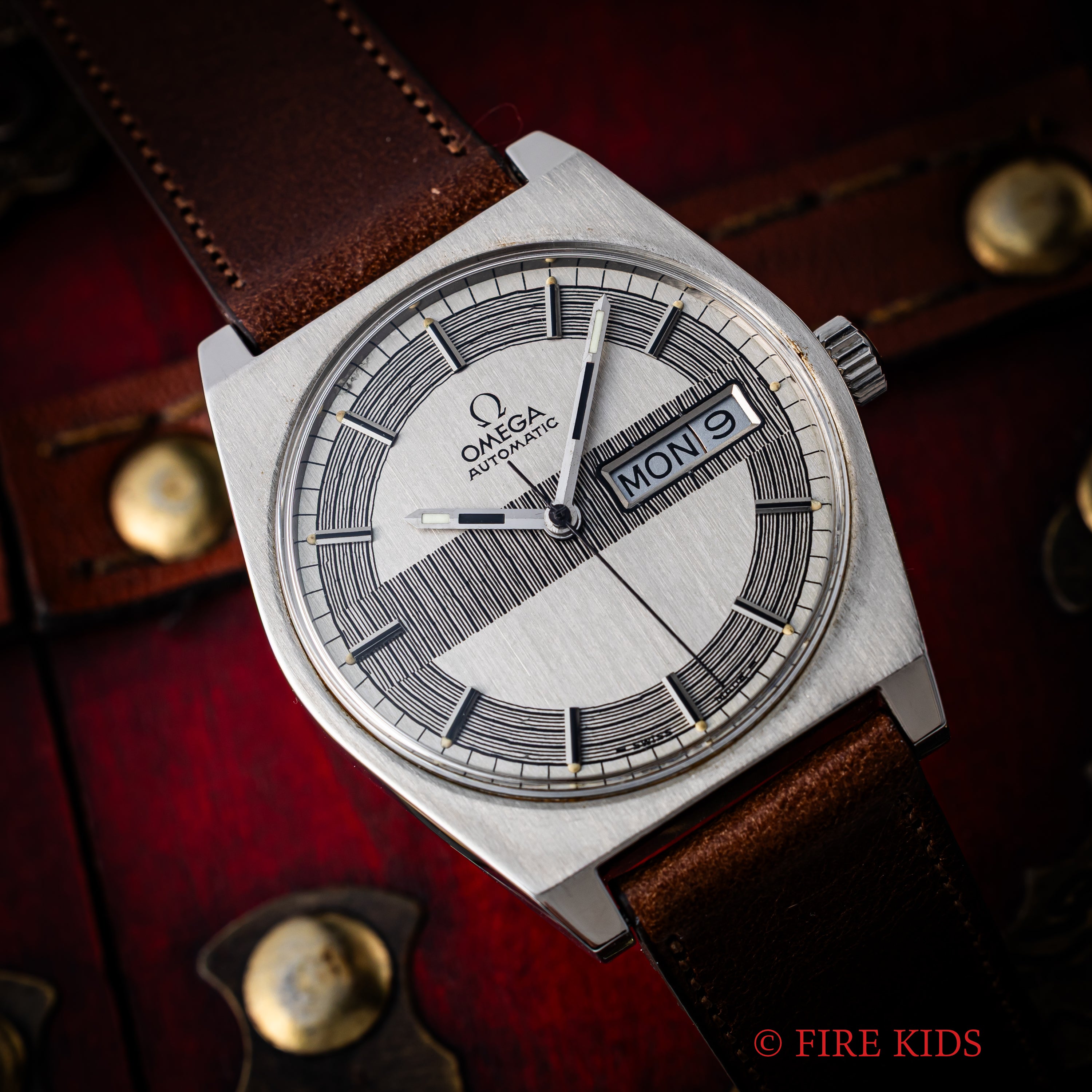 オメガ バーコードダイヤル 自動巻き 1969年製 Ref.166.0141 デイデイト