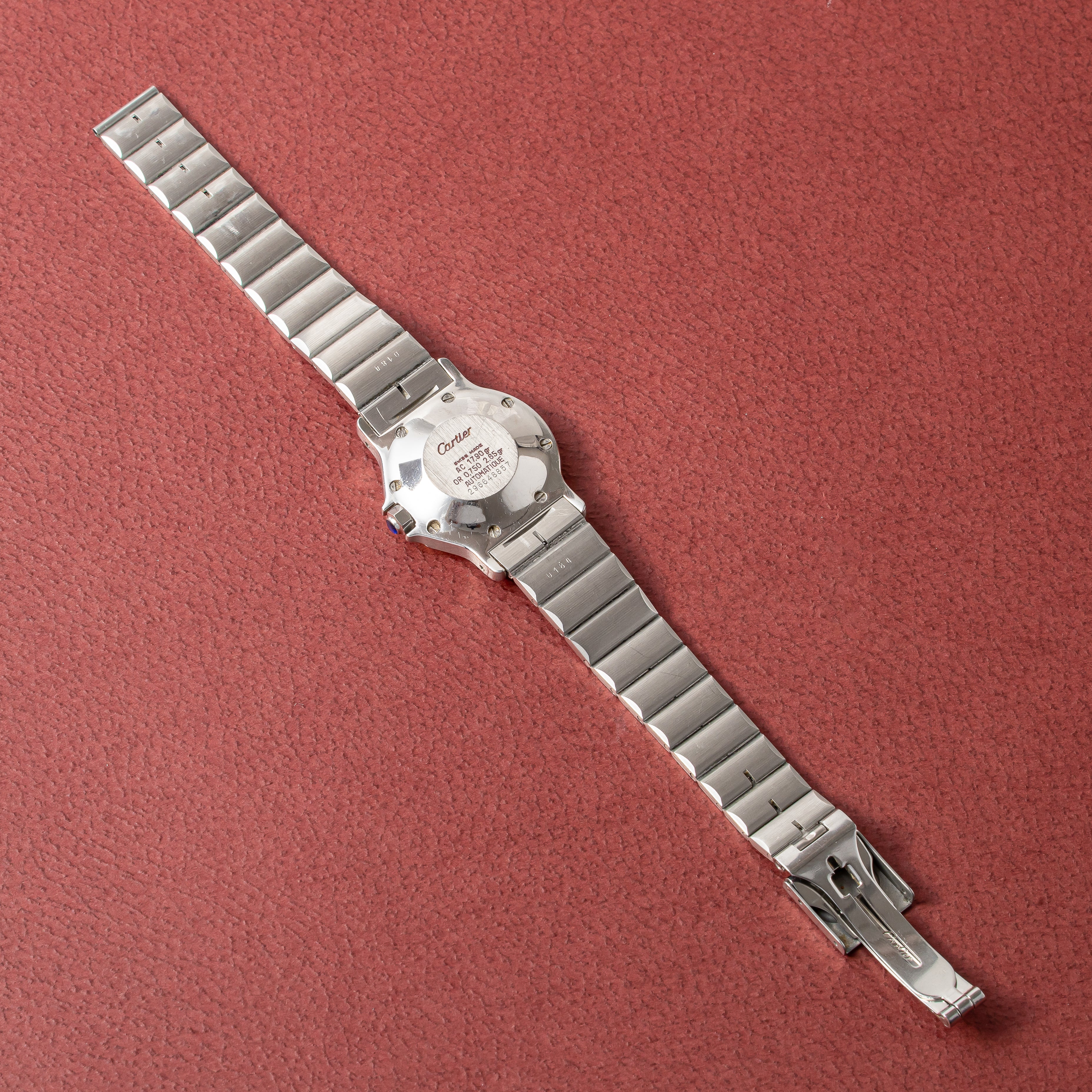 カルティエ サントスオクタゴン LMサイズ 1980年代製 コンビ