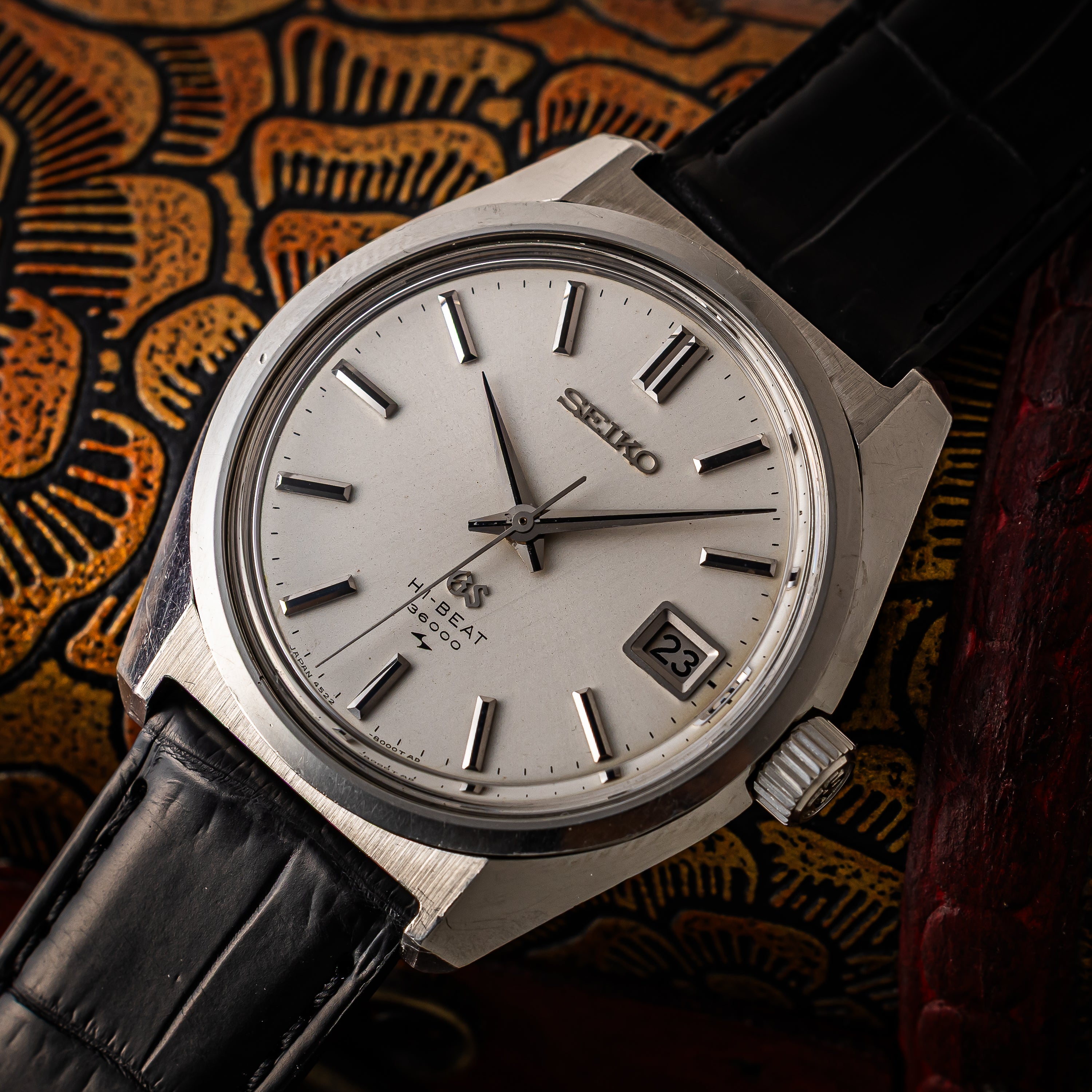 グランドセイコー1968年製 10振動手巻き 45GS Ref.4522-8000 ハイビート セイコースタイルケース