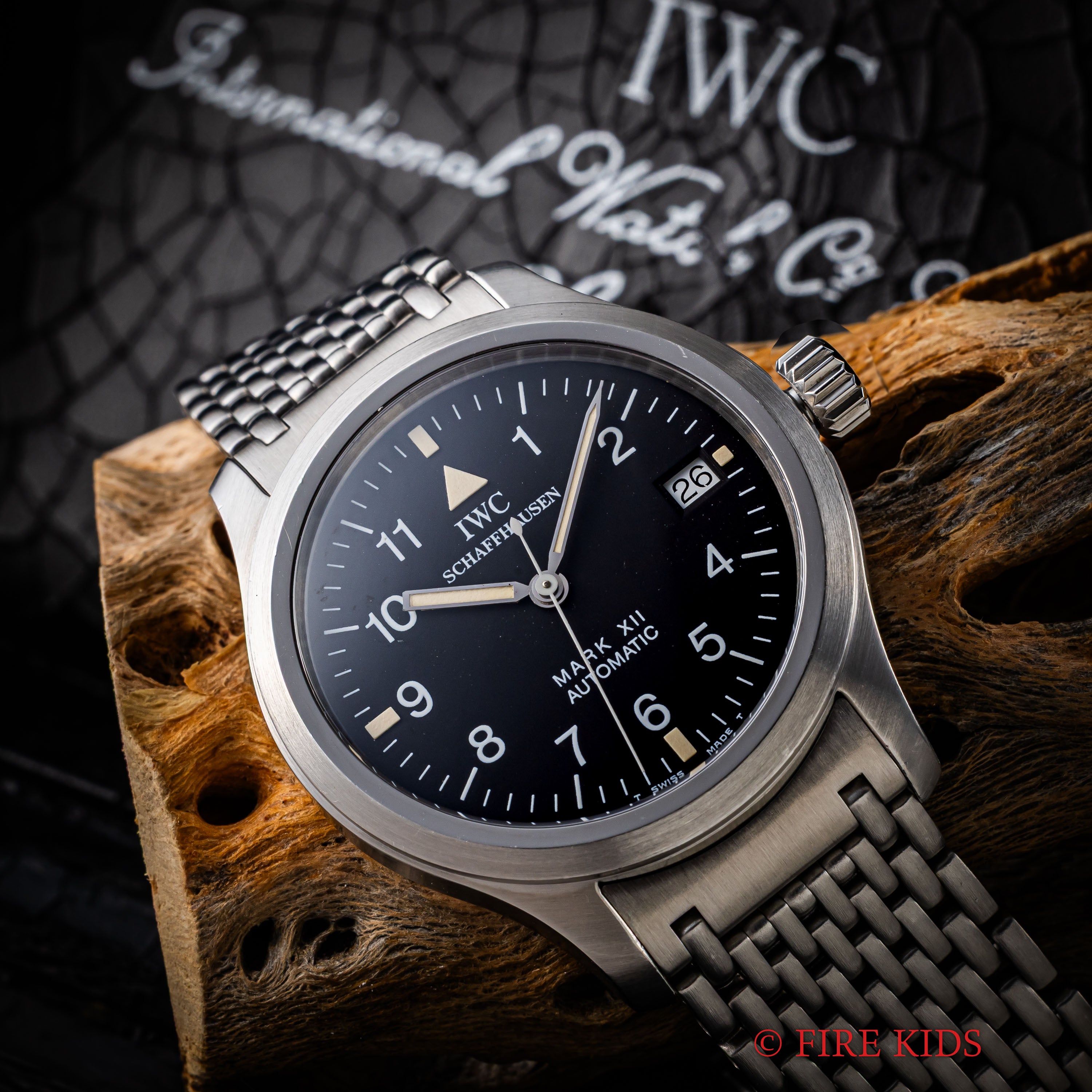 IWC マーク12 1999年製 Cal.884/2 Ref.3241 自動巻き 純正ブレス 箱、ギャラ、タグ付き