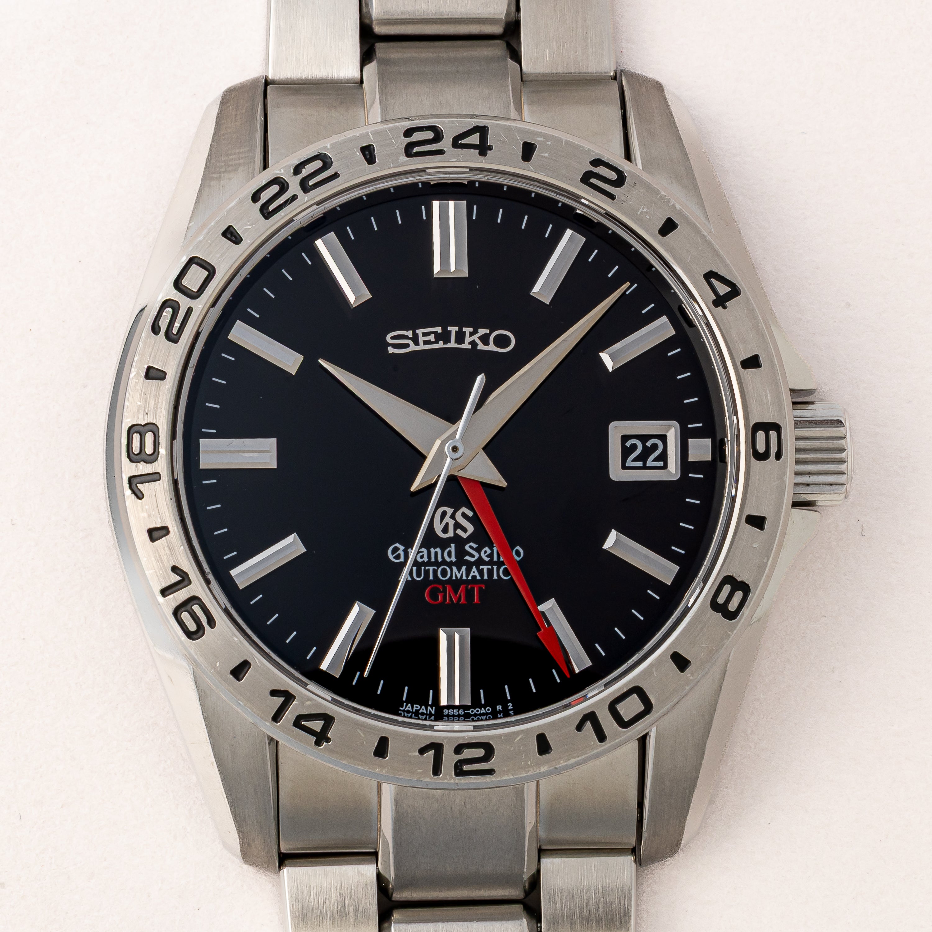 グランドセイコー Ref.9S56-00A0 2002年製 メカニカルオートマチック GMT 箱・ギャラ・修理明細付き