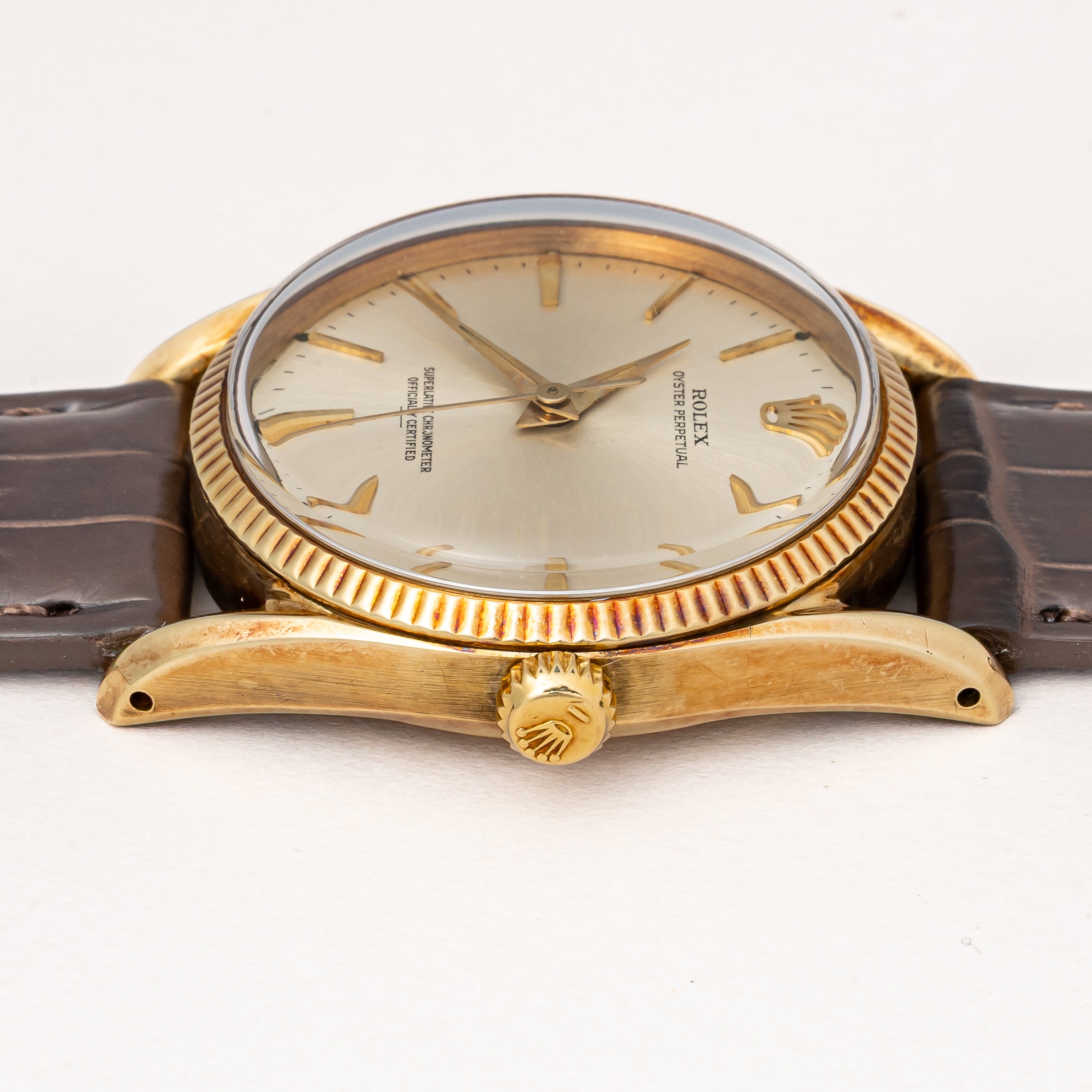 ロレックス オイスターパーペチュアル Ref.1011 1963年製 14KYG ボンベイケース