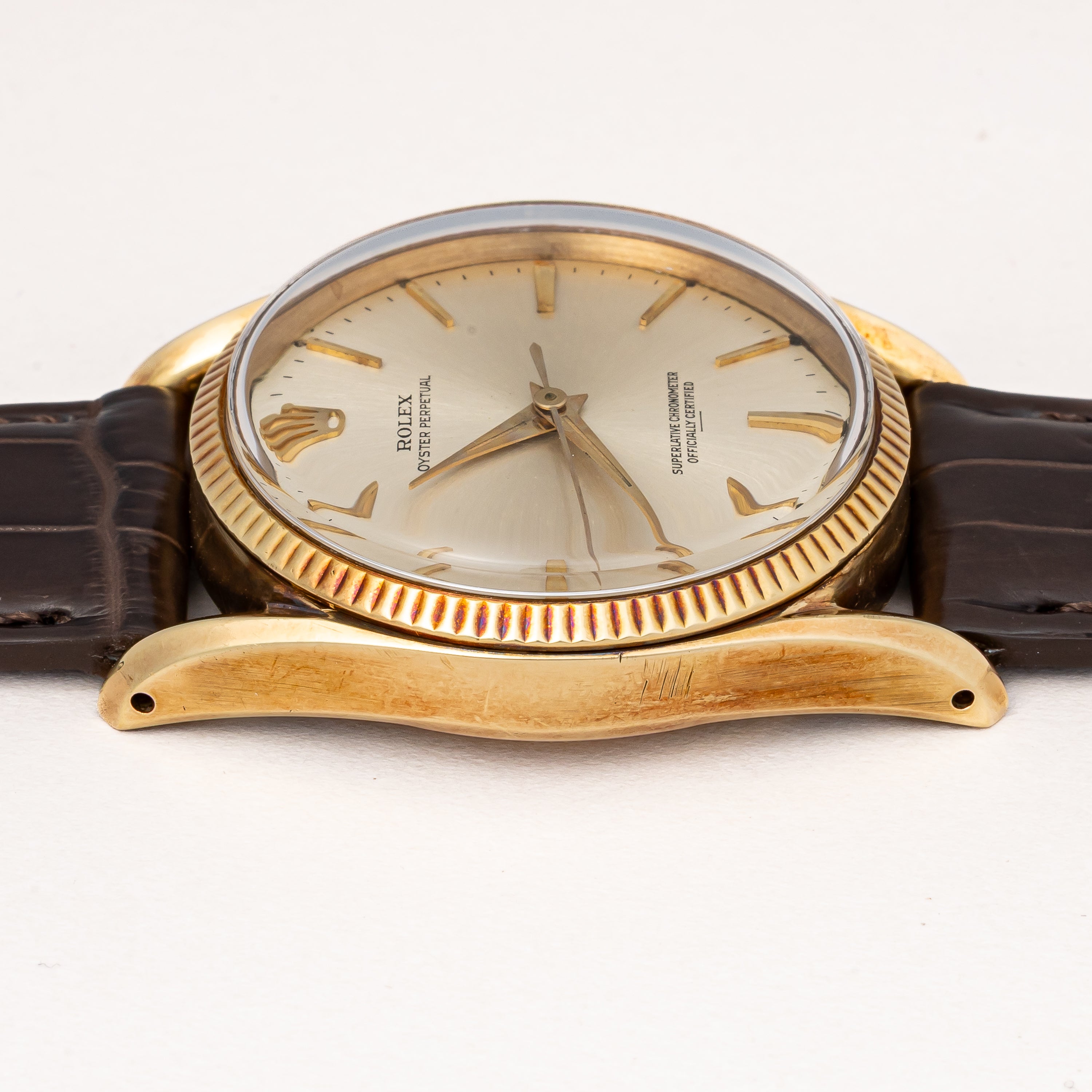 ロレックス オイスターパーペチュアル Ref.1011 1963年製 14KYG ボンベイケース