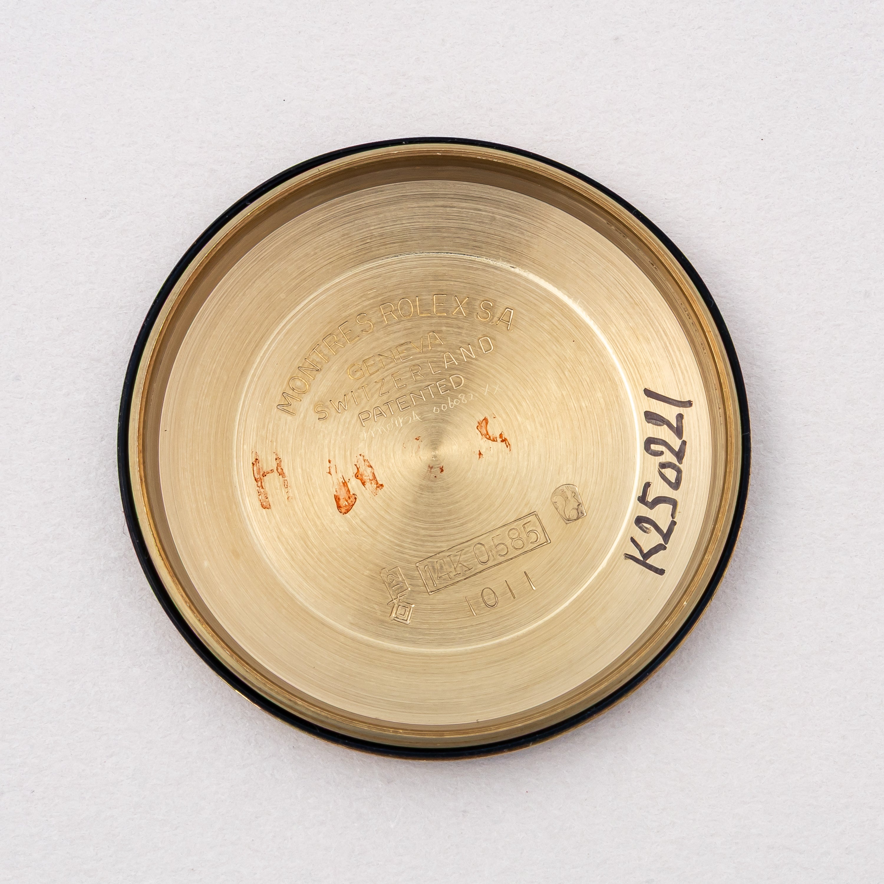 ロレックス オイスターパーペチュアル Ref.1011 1963年製 14KYG ボンベイケース