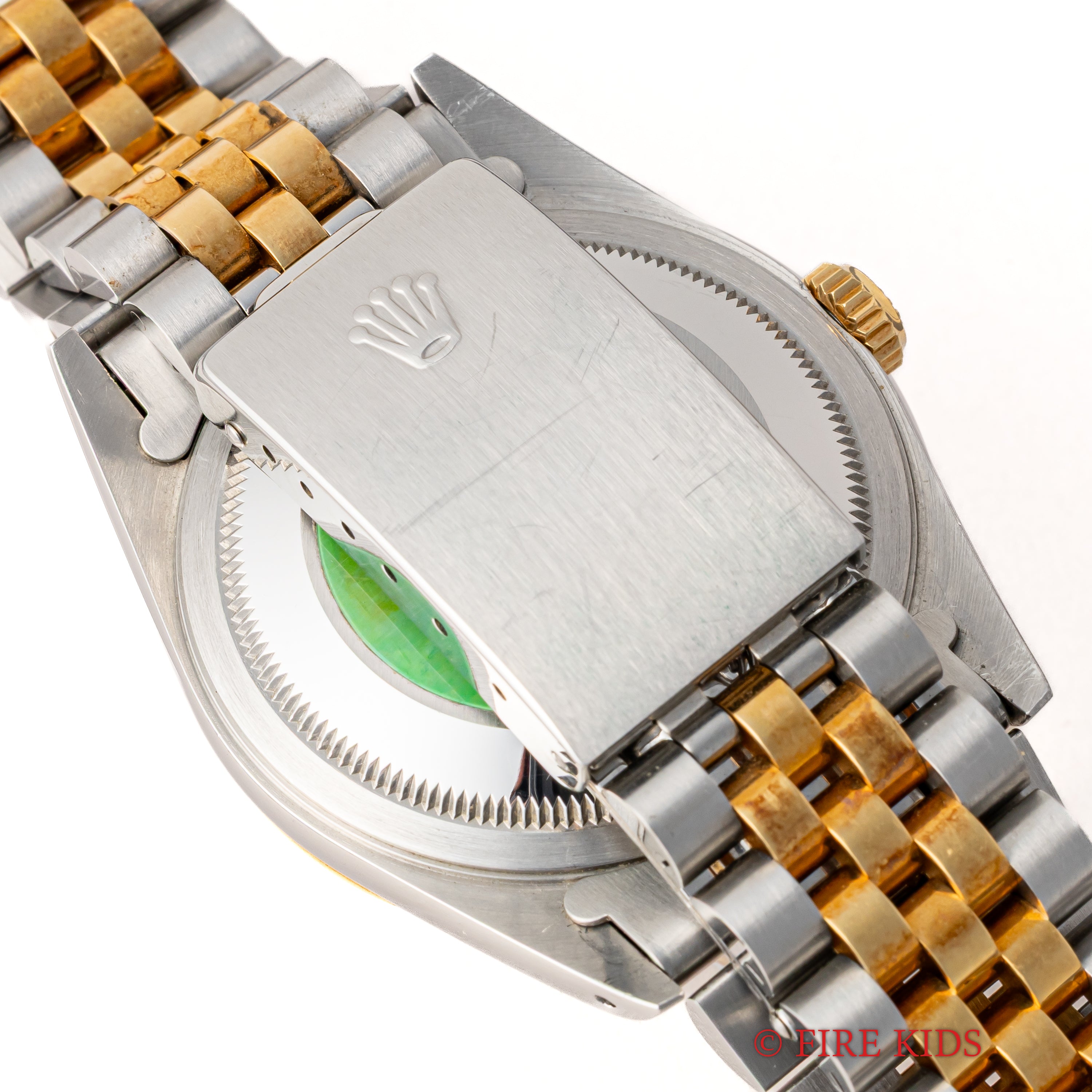 ロレックス デイトジャスト36 コンビ Ref.16233 シャンパンダイヤル 1991年製 箱、ギャランティ、冊子付