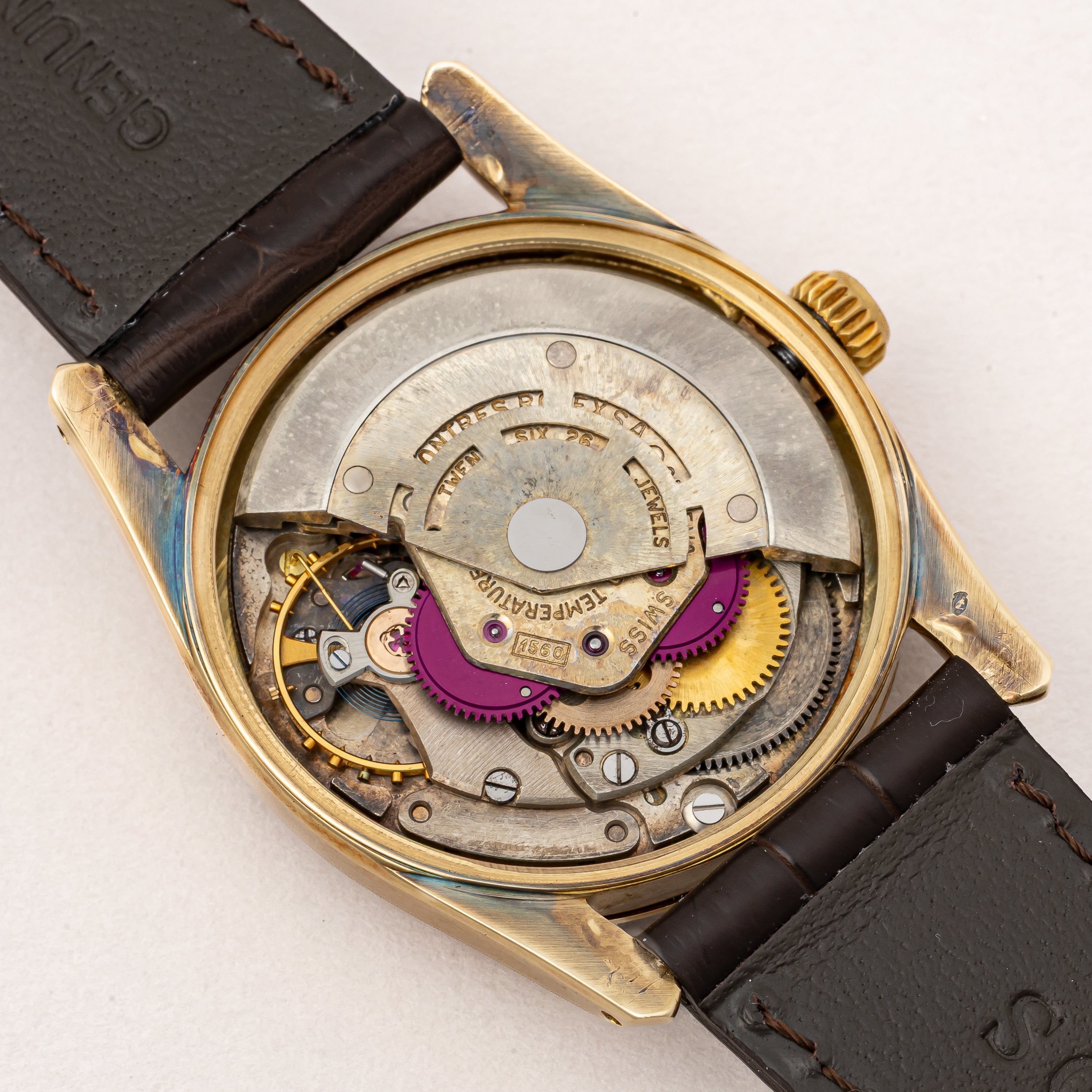 ロレックス オイスターパーペチュアル Ref.1011 1963年製 14KYG ボンベイケース